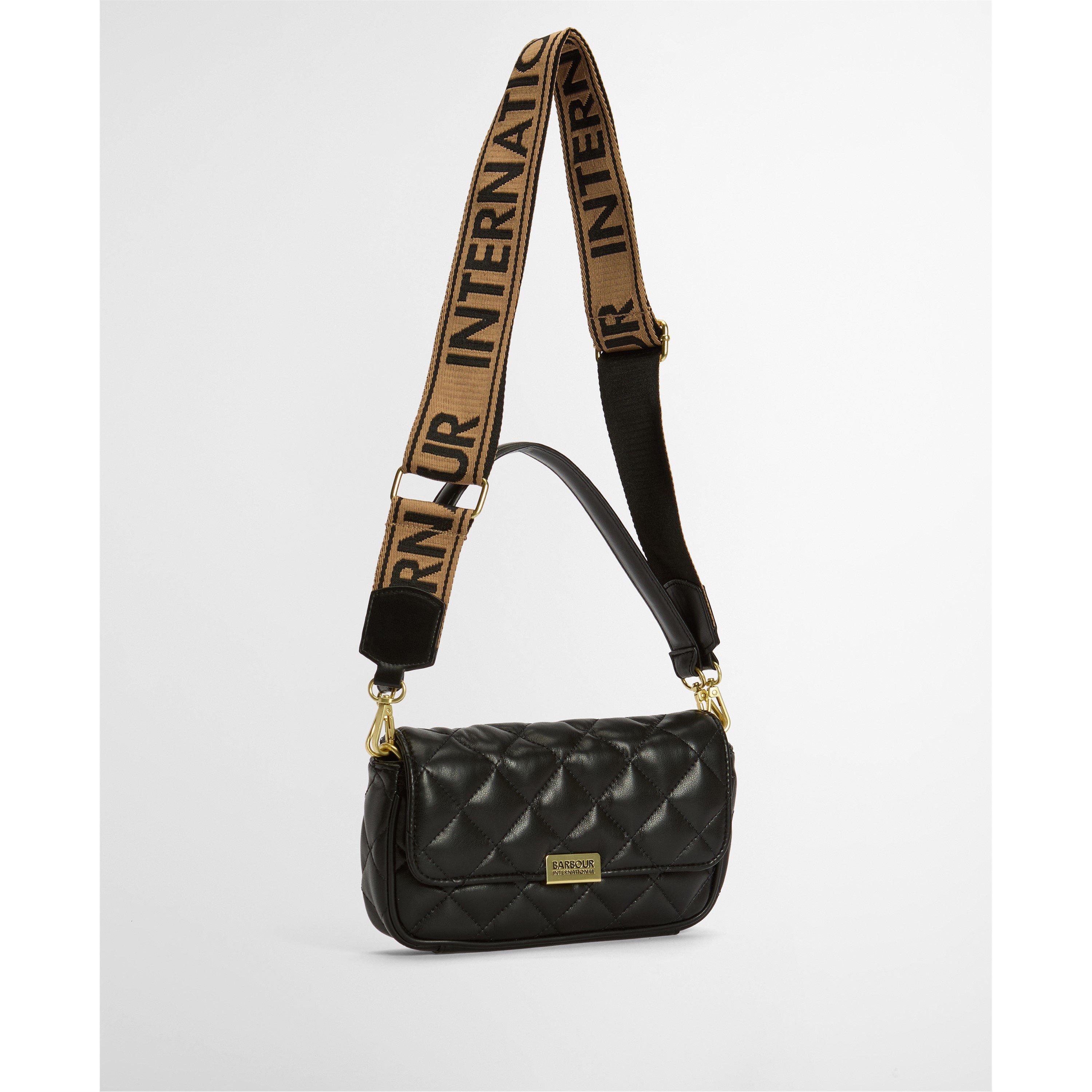 Black - Barbour International - Womens Soft Quilt Mini Soho Crossbody Bag - 7