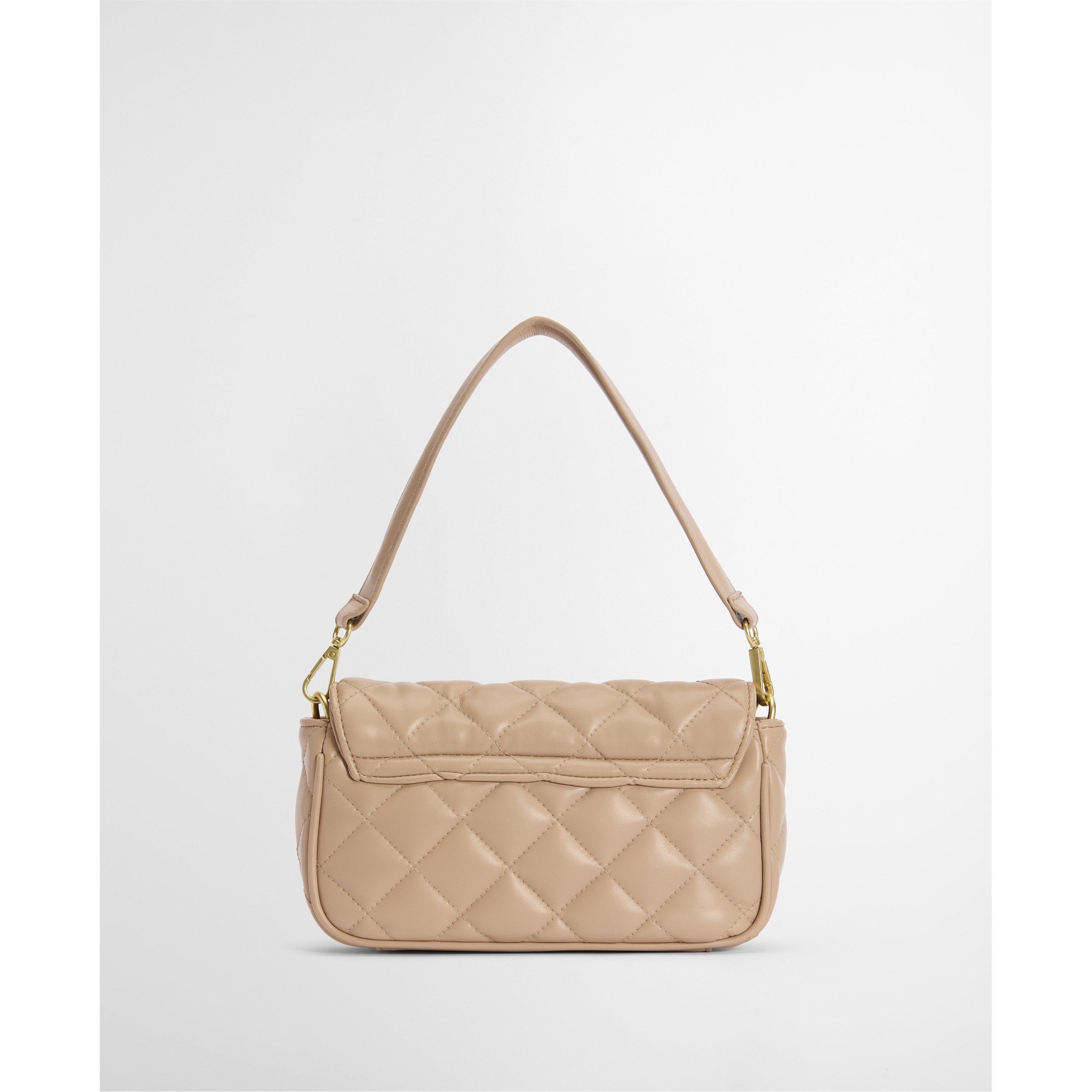 Camel - Barbour International - Womens Soft Quilt Mini Soho Crossbody Bag - 8