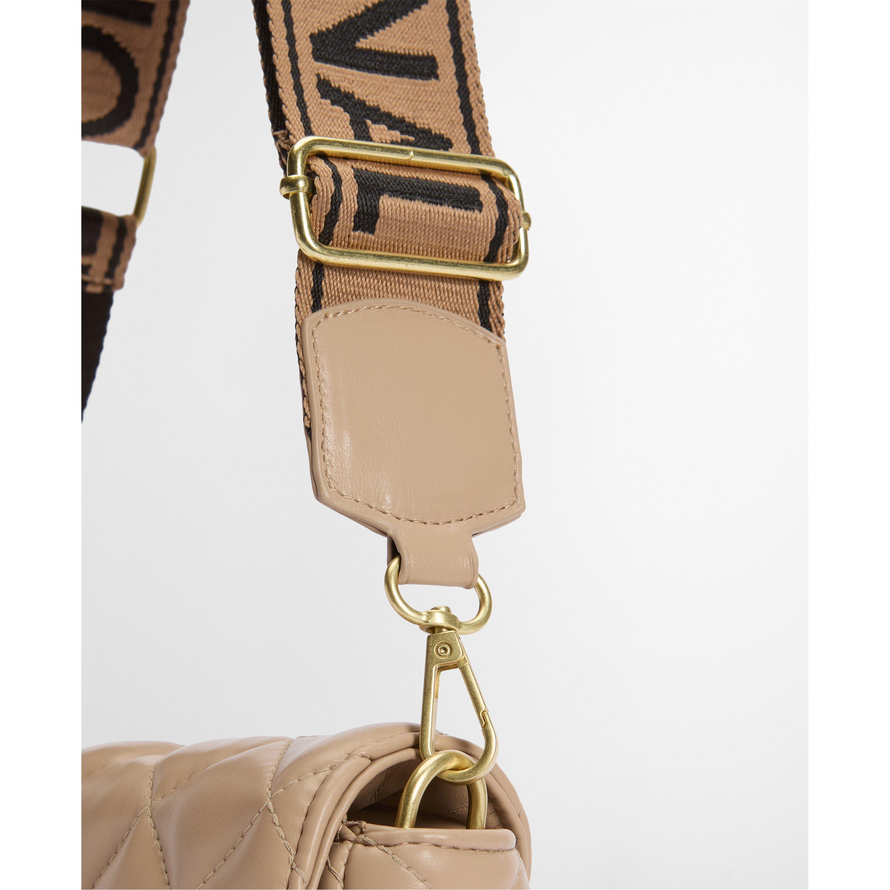 Camel - Barbour International - Womens Soft Quilt Mini Soho Crossbody Bag - 10