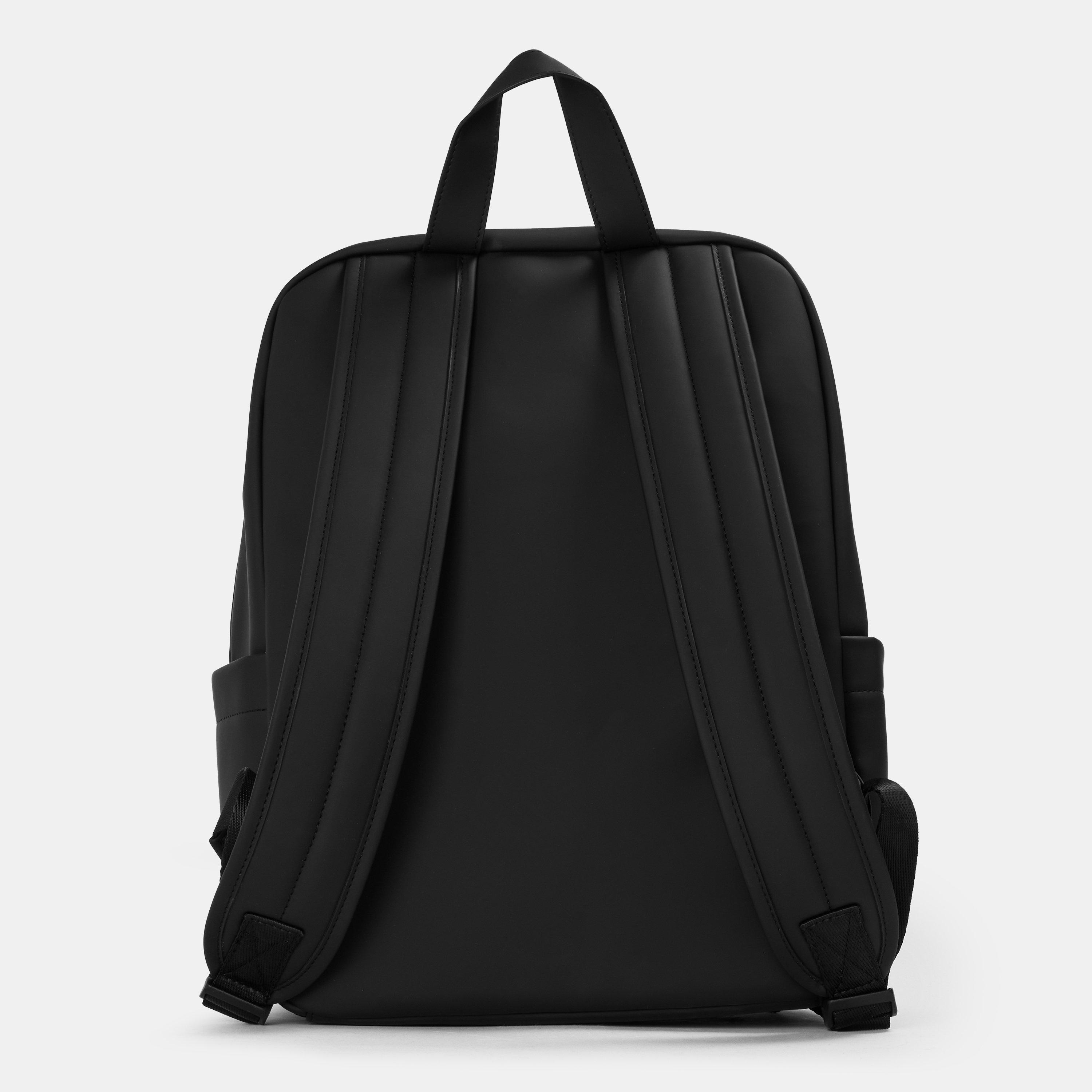 Black - Jack Wills - Coated Backpack - 2