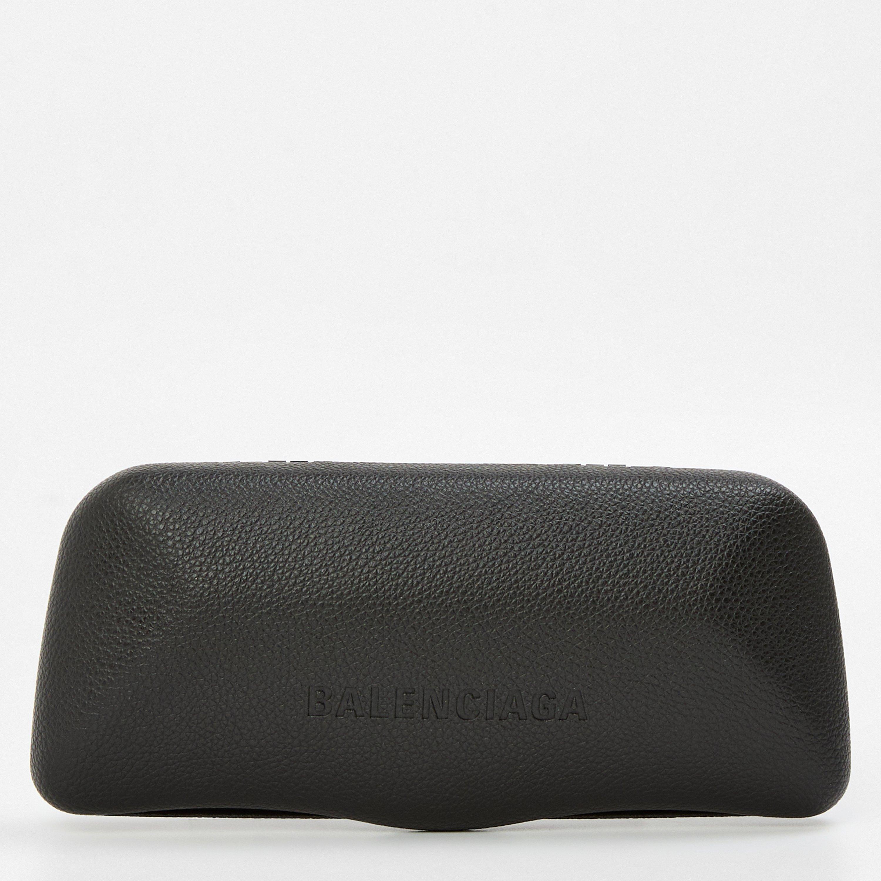 Black - Balenciaga - Rectangle Logo Sunglasses - 5