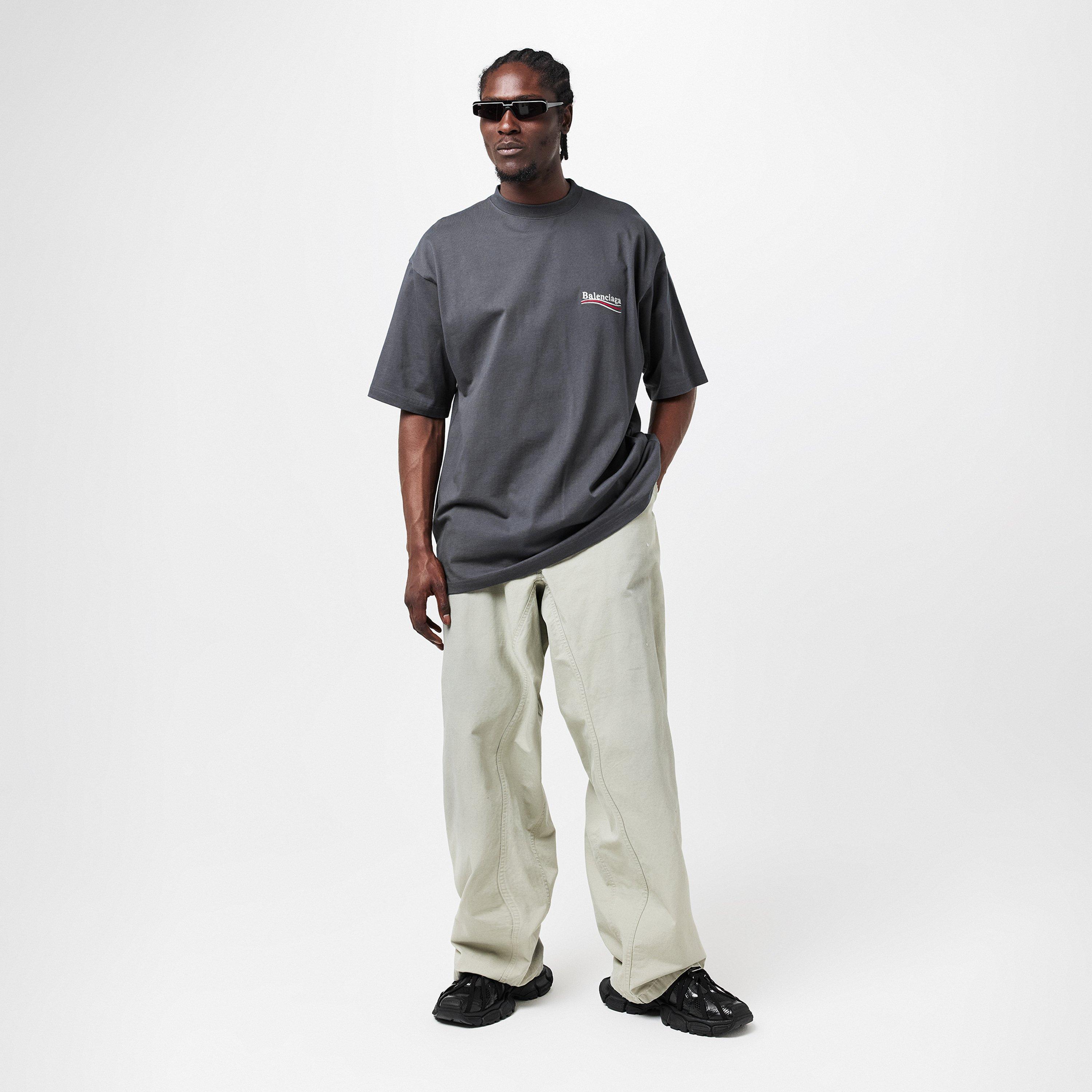 Black - Balenciaga - Rectangle Logo Sunglasses - 6