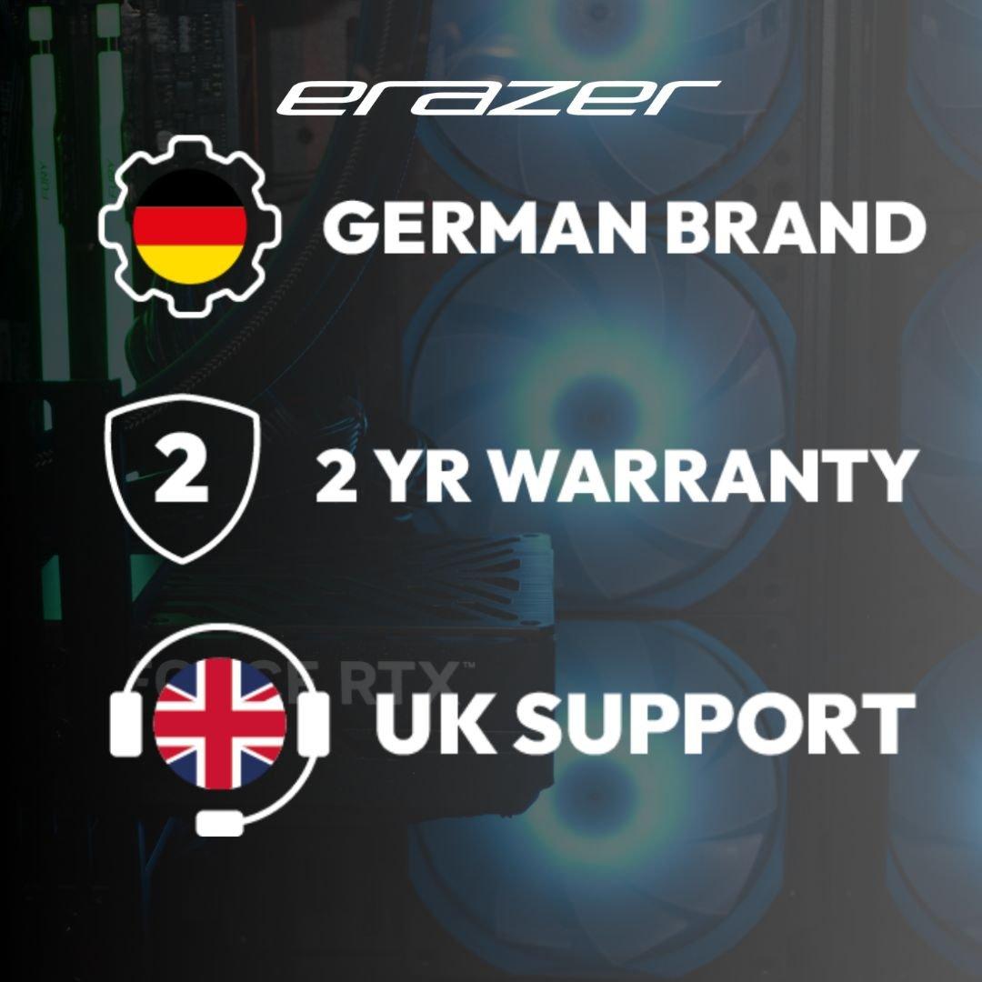 Black - Medion - Medion Erazer Bandit P20 RTX 5060Ti Gaming PC - Intel Core Ultra 7 265F 32GB 1TB SSD - Black - 1