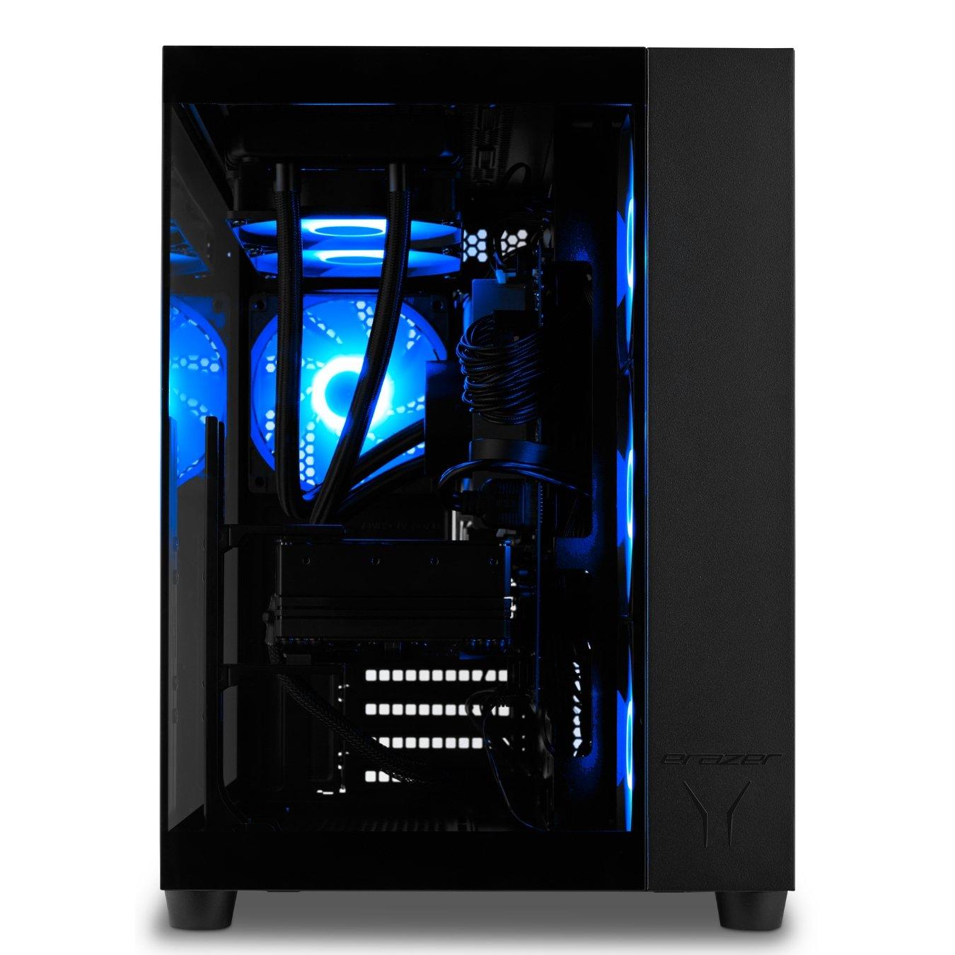 Black - Medion - Medion Erazer Tank X15 RTX 5070 Gaming PC - AMD Ryzen 7 7800X3D 32GB 2TB SSD - Black - 4