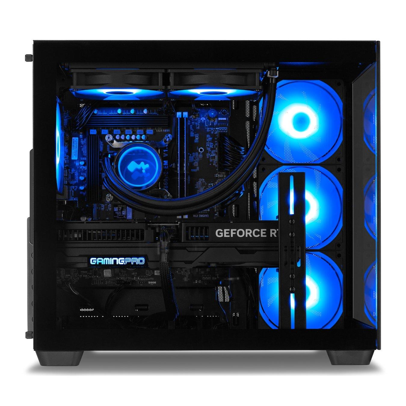 Black - Medion - Medion Erazer Tank X15 RTX 5070 Gaming PC - AMD Ryzen 7 7800X3D 32GB 2TB SSD - Black - 7