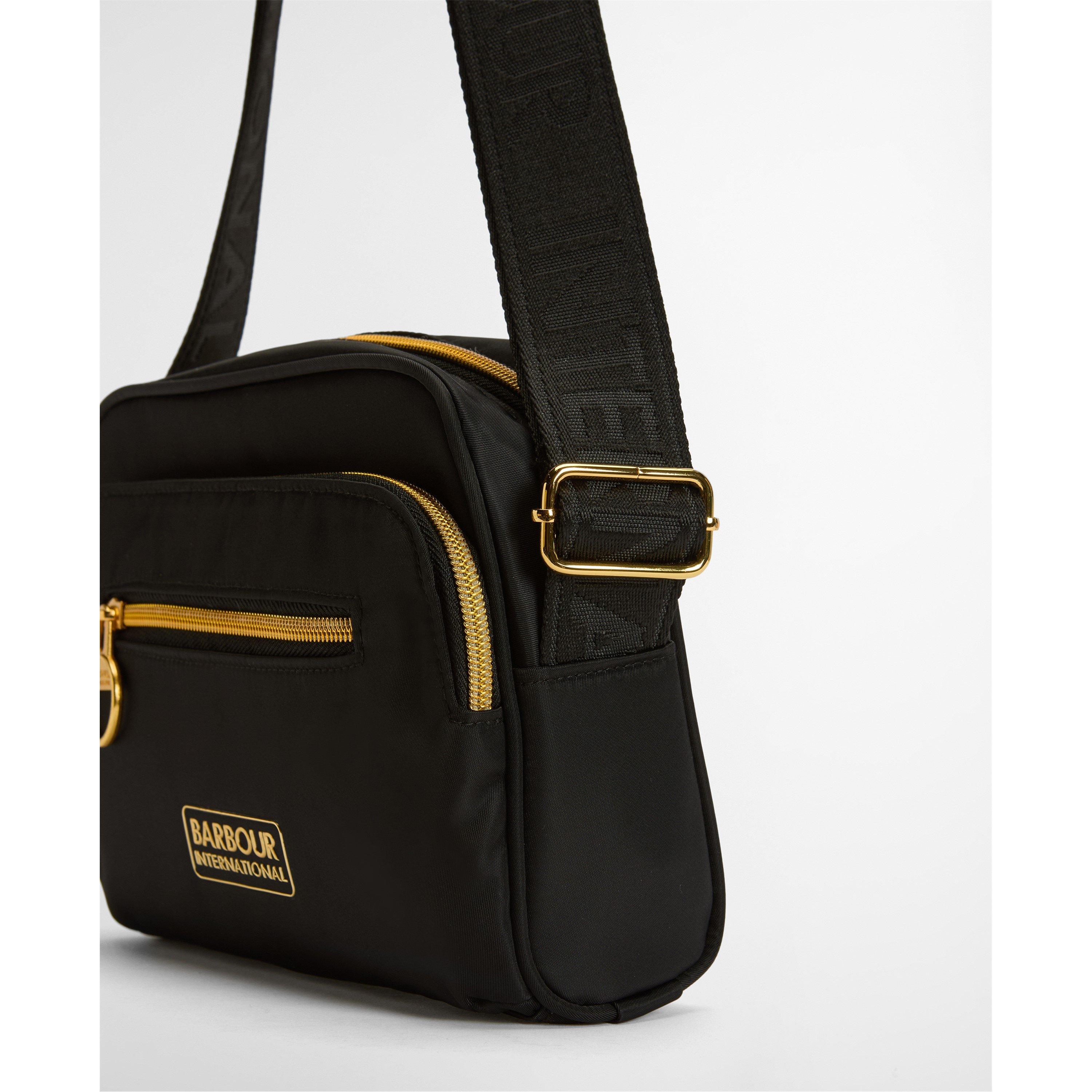 Black - Barbour International - Womens Qualify Crossbody Bag - 7