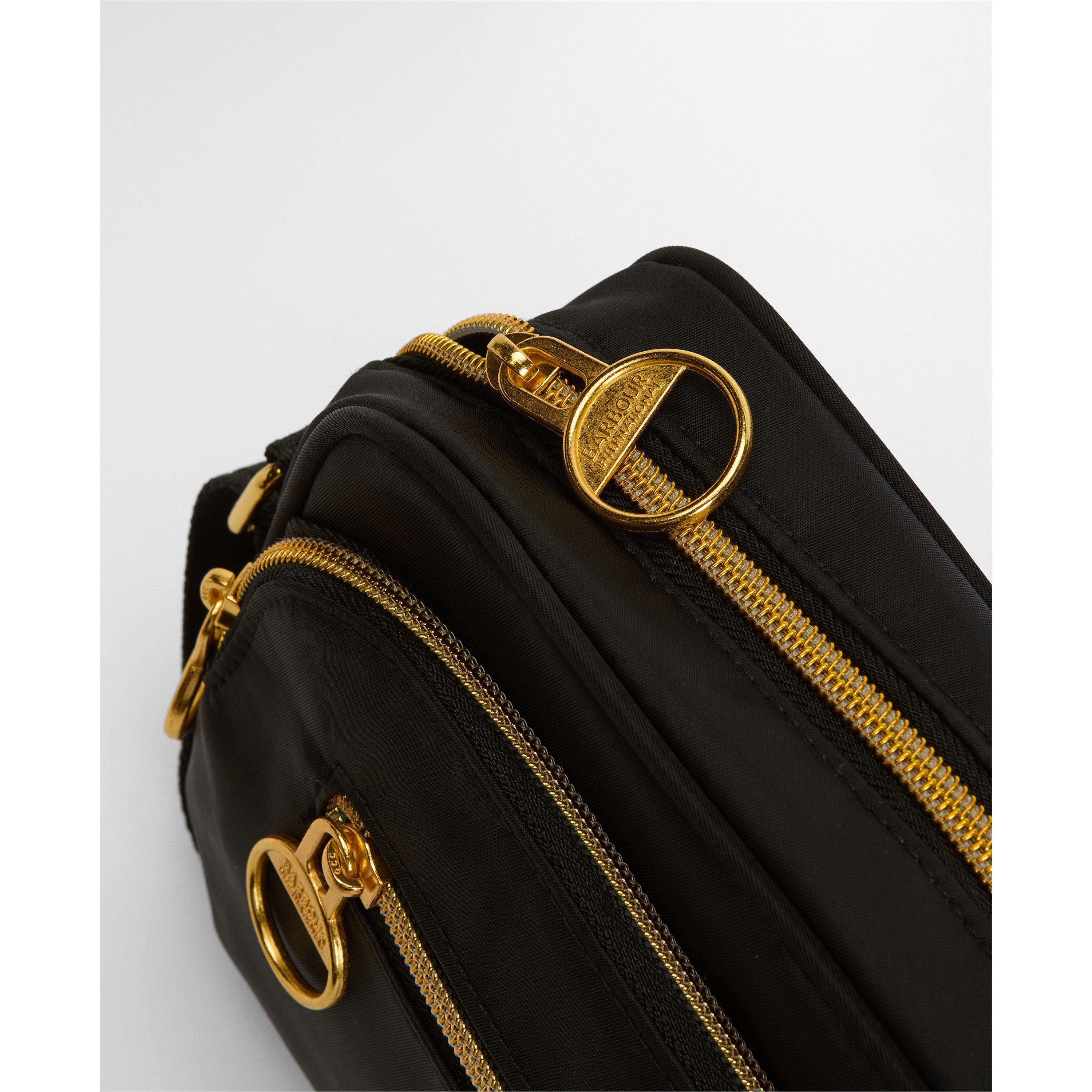 Black - Barbour International - Womens Qualify Crossbody Bag - 8