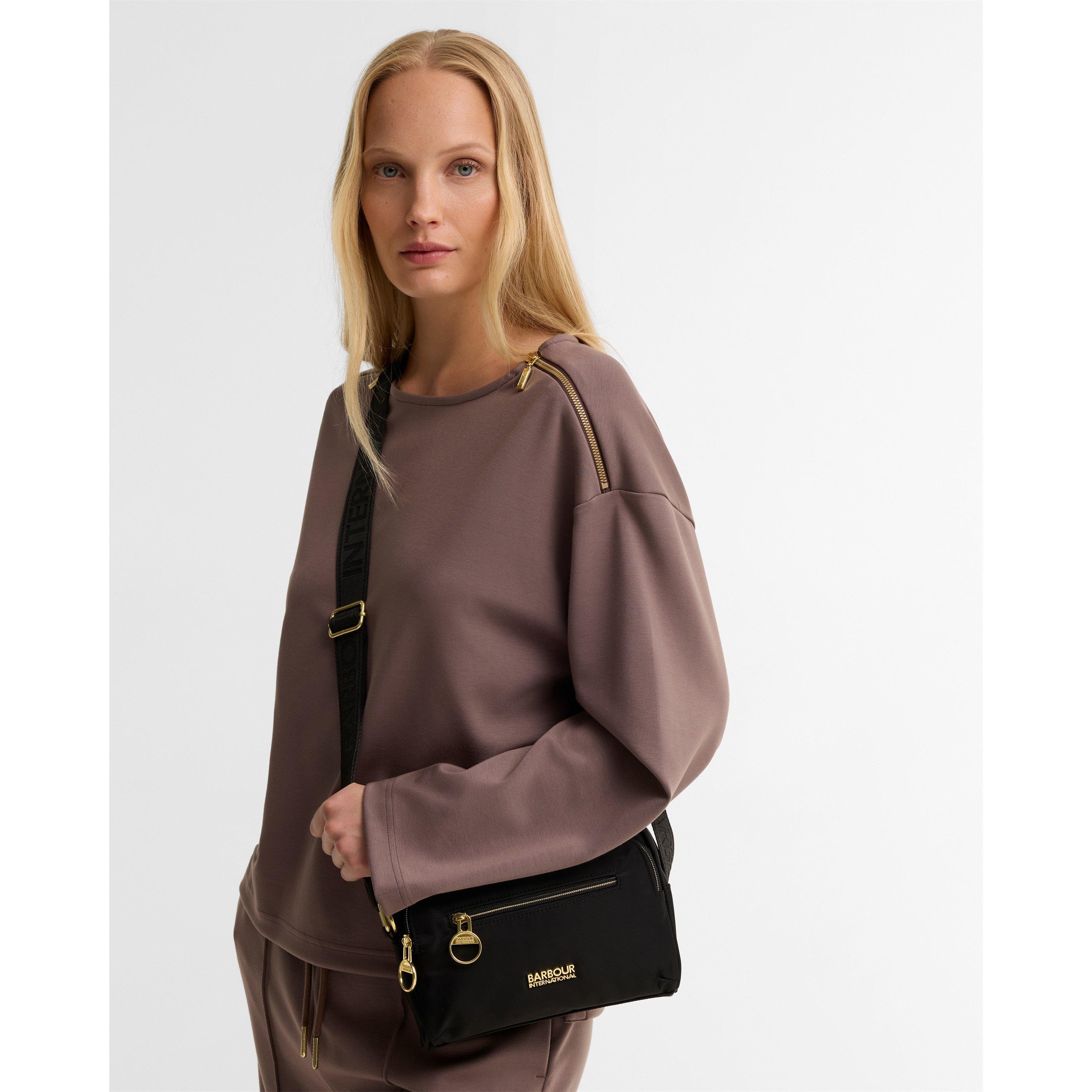 Black - Barbour International - Womens Qualify Crossbody Bag - 7