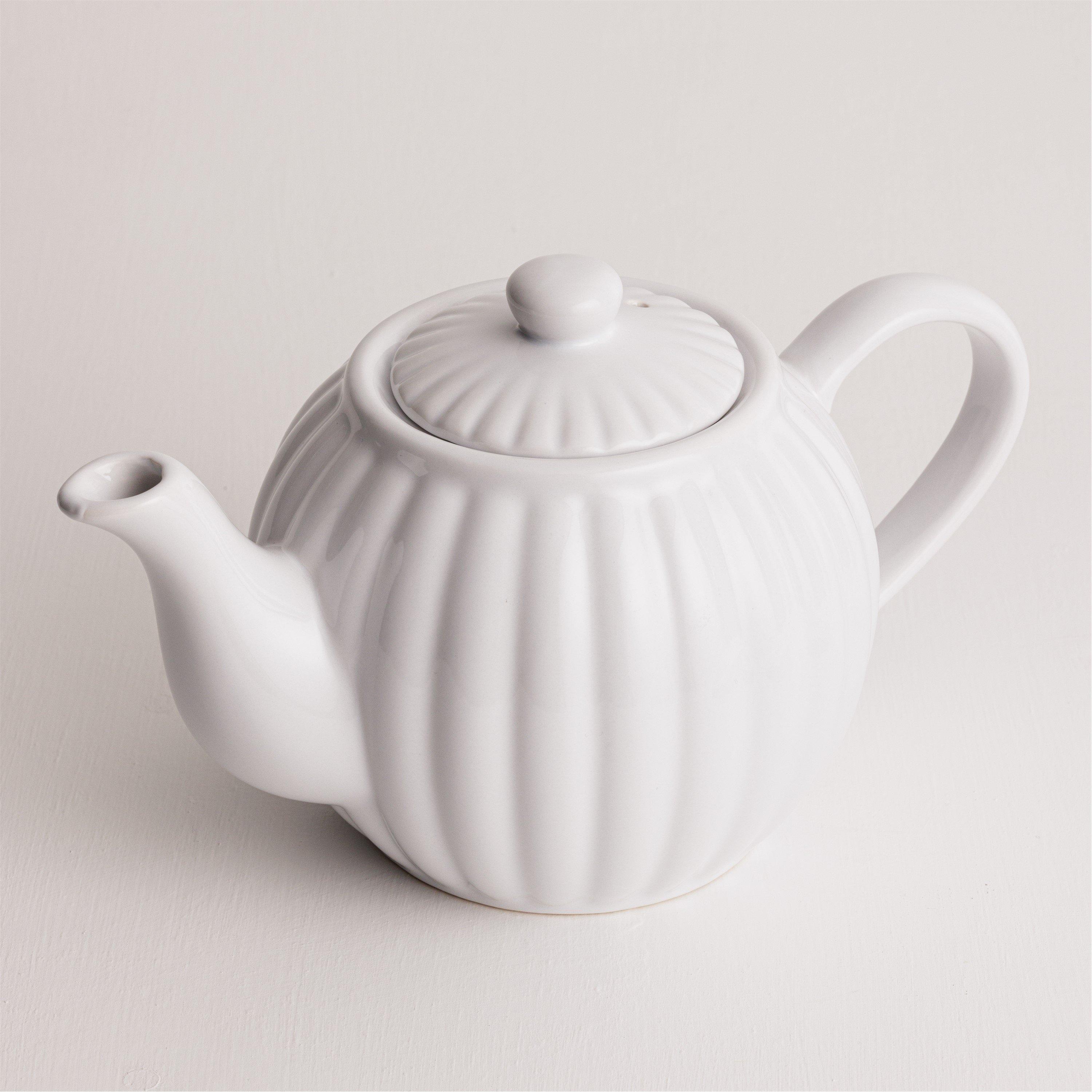 White - Price and Kensington - Luxe 6 Cup White Teapot - 2
