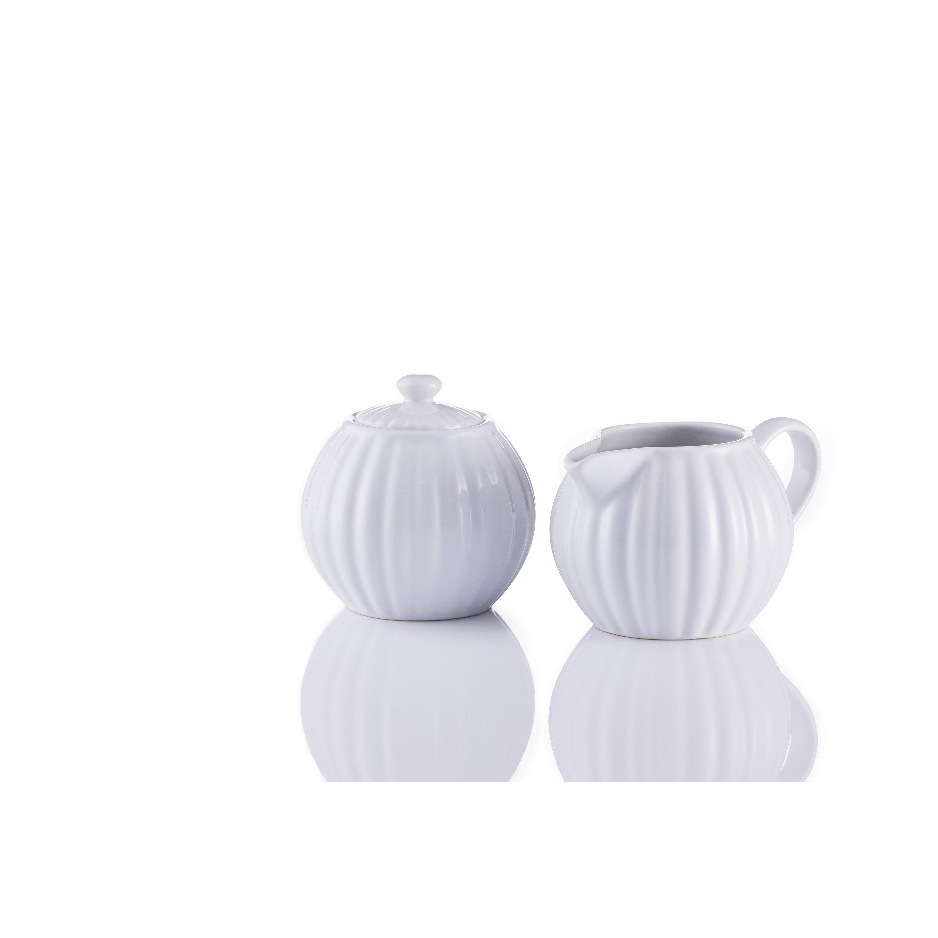 White - Price and Kensington - Luxe Milk Jug and Sugar Bowl Set - 3