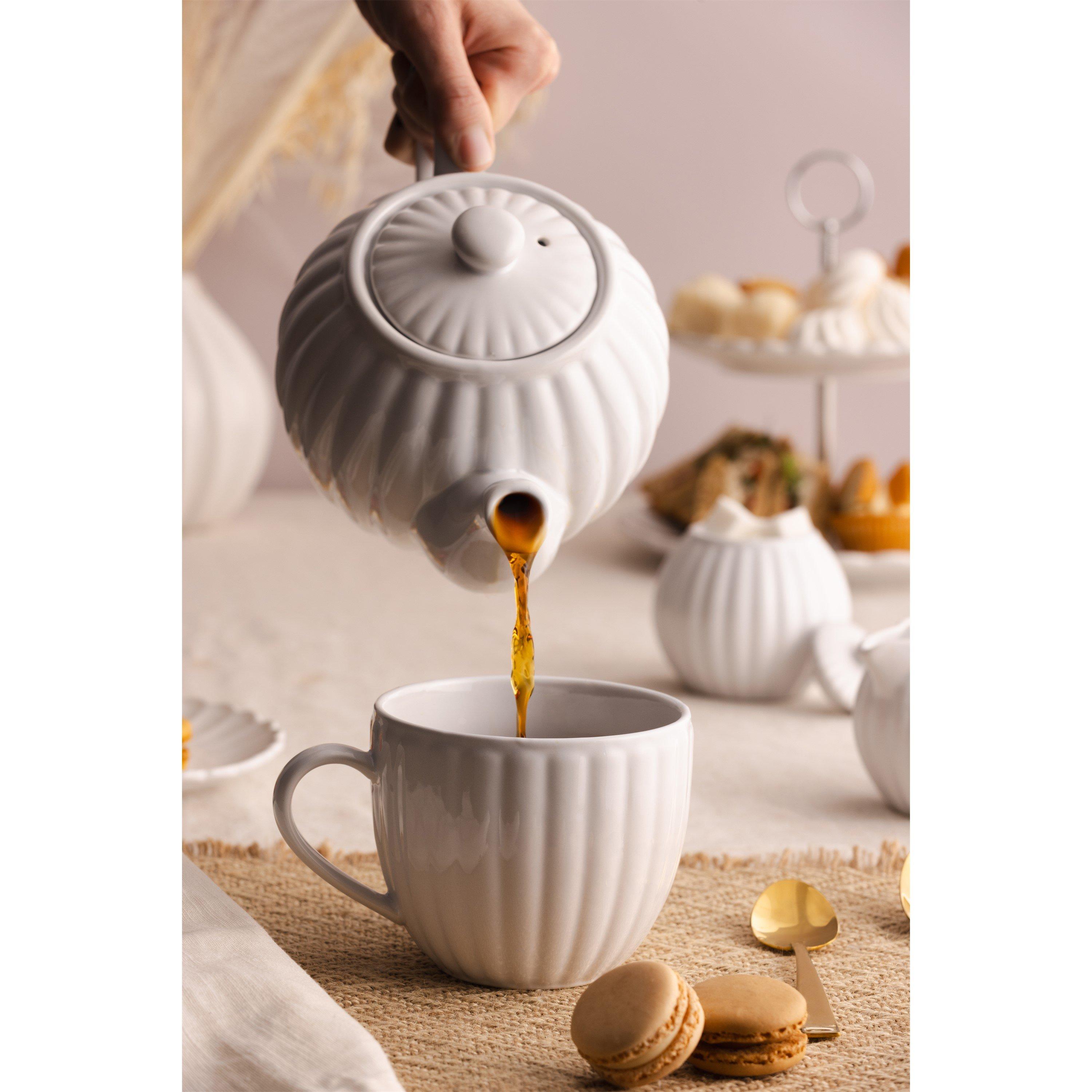 White - Price and Kensington - Luxe Set of 4 Oversized Mugs White - 1