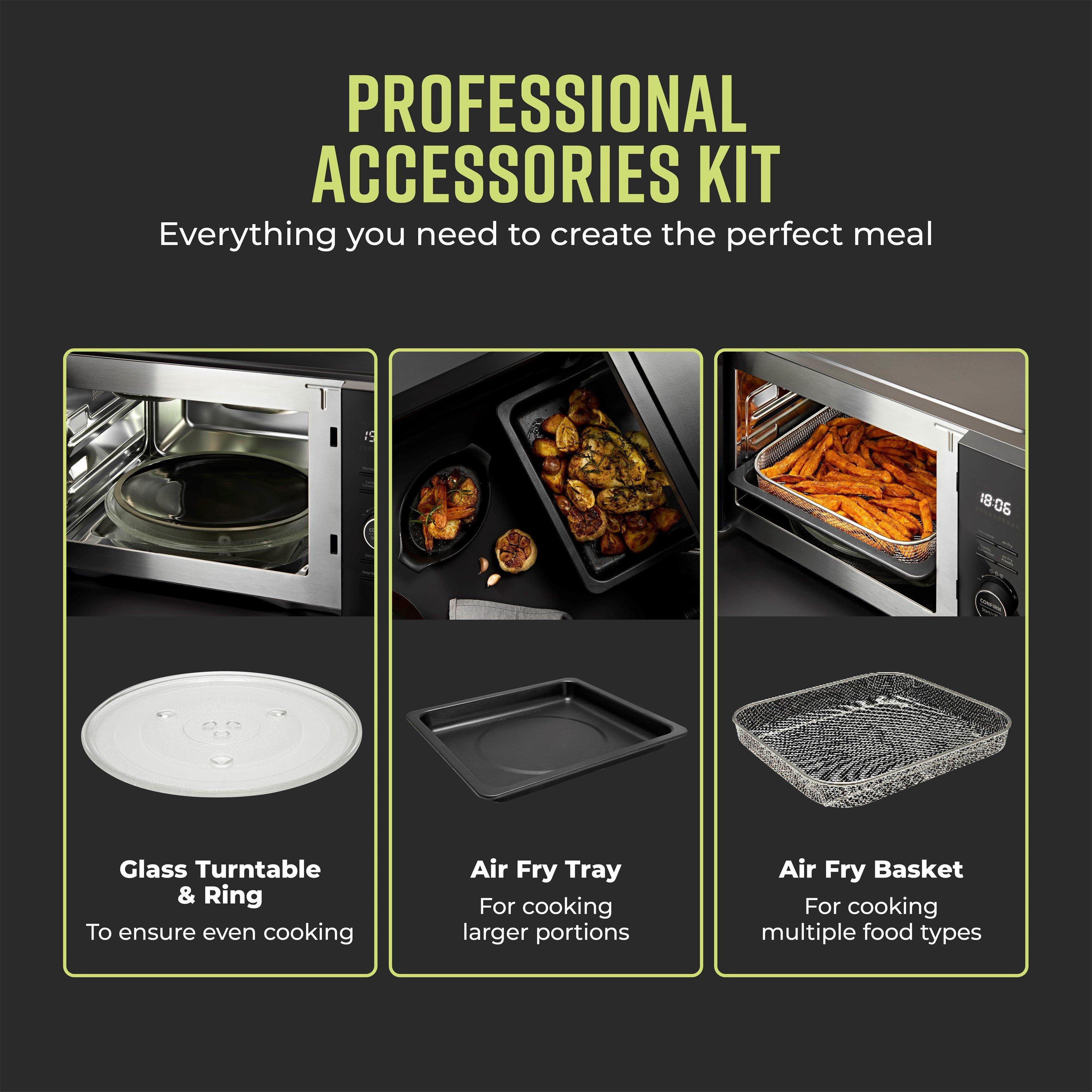 Black - Tower - Vortx 26L Microwave Air Fryer - 11