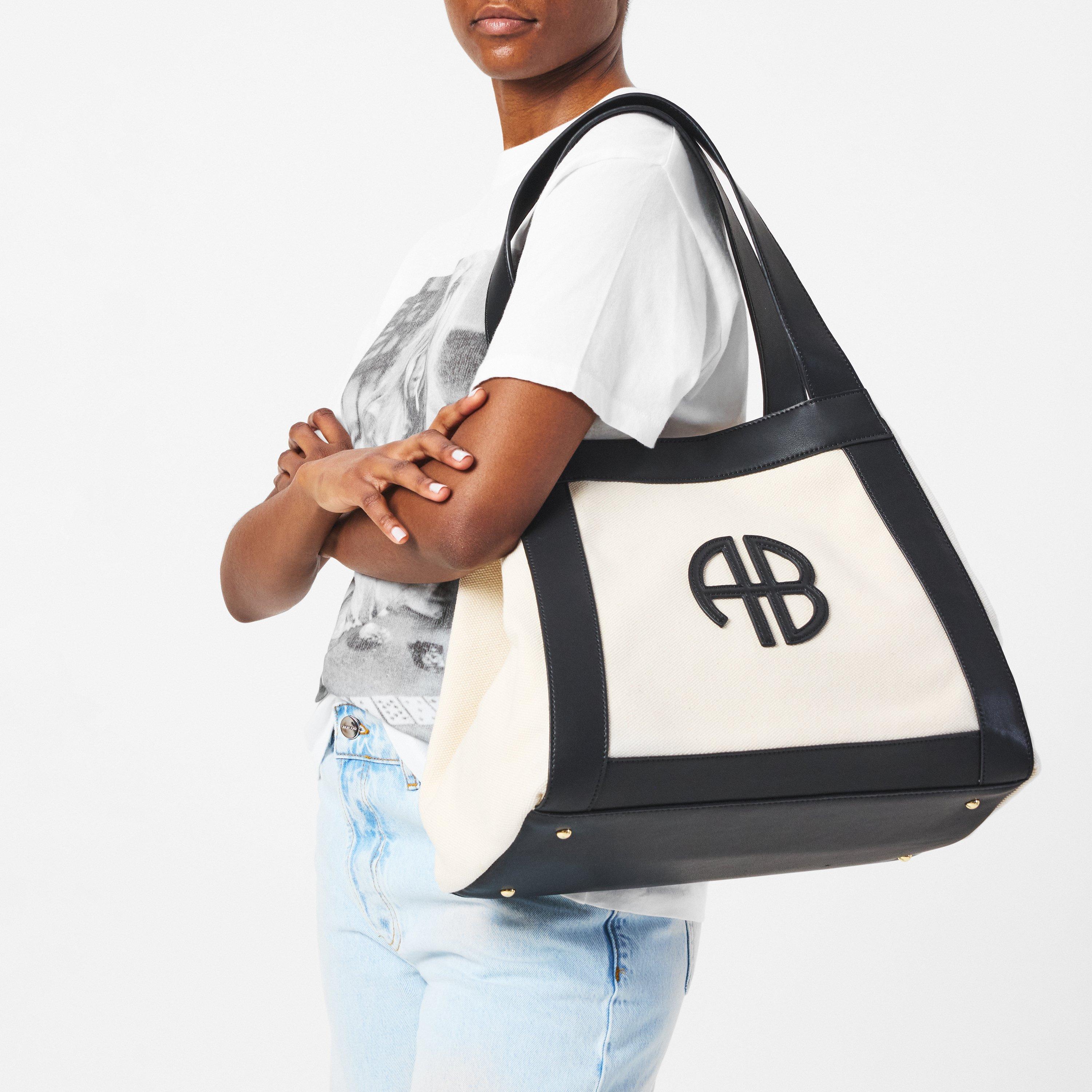 トートバッグ ANINE BING Cara Tote Bag - ANINE BING - Cotton - Neutral ANINE BING Small Cara Tote | Shopbop