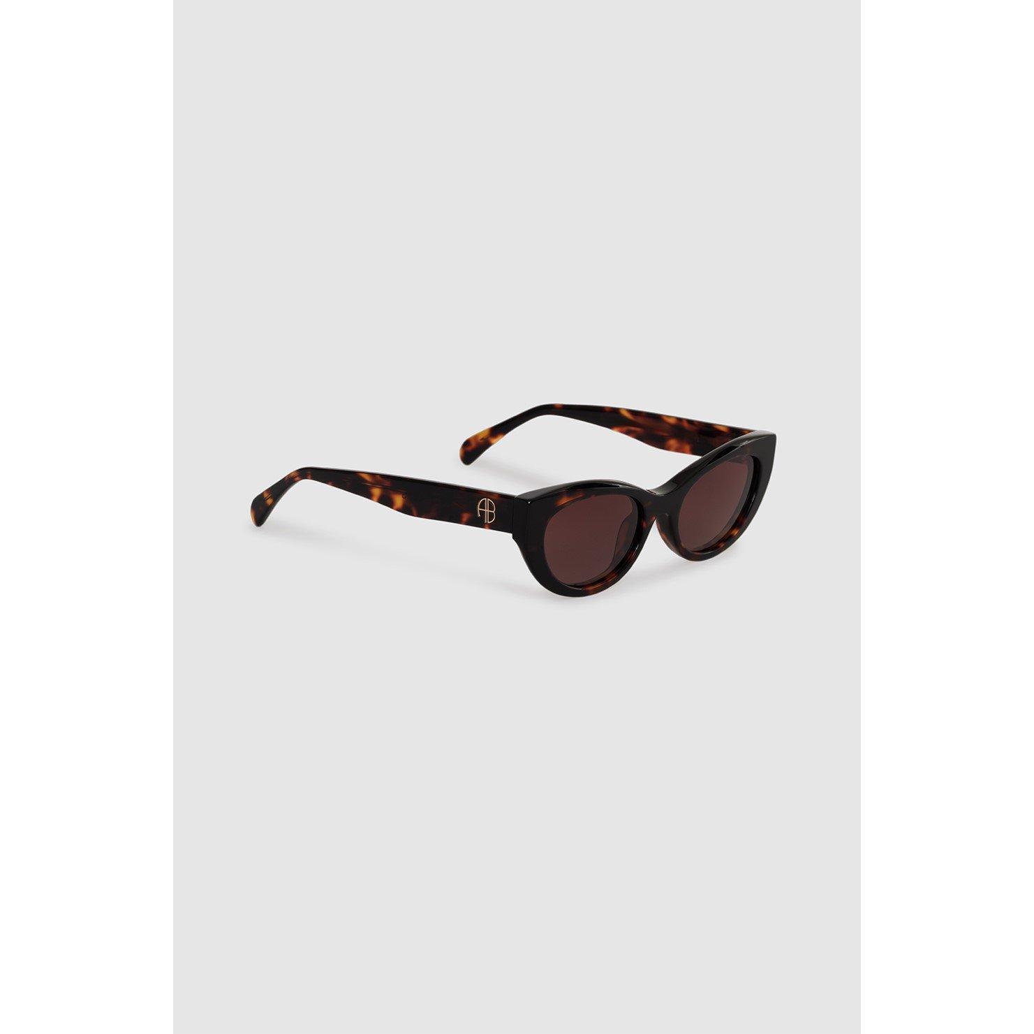 【関税込み】ANINE BING ブラウン Cannes サングラス ANINE BING: Brown Cannes Sunglasses | SSENSE
