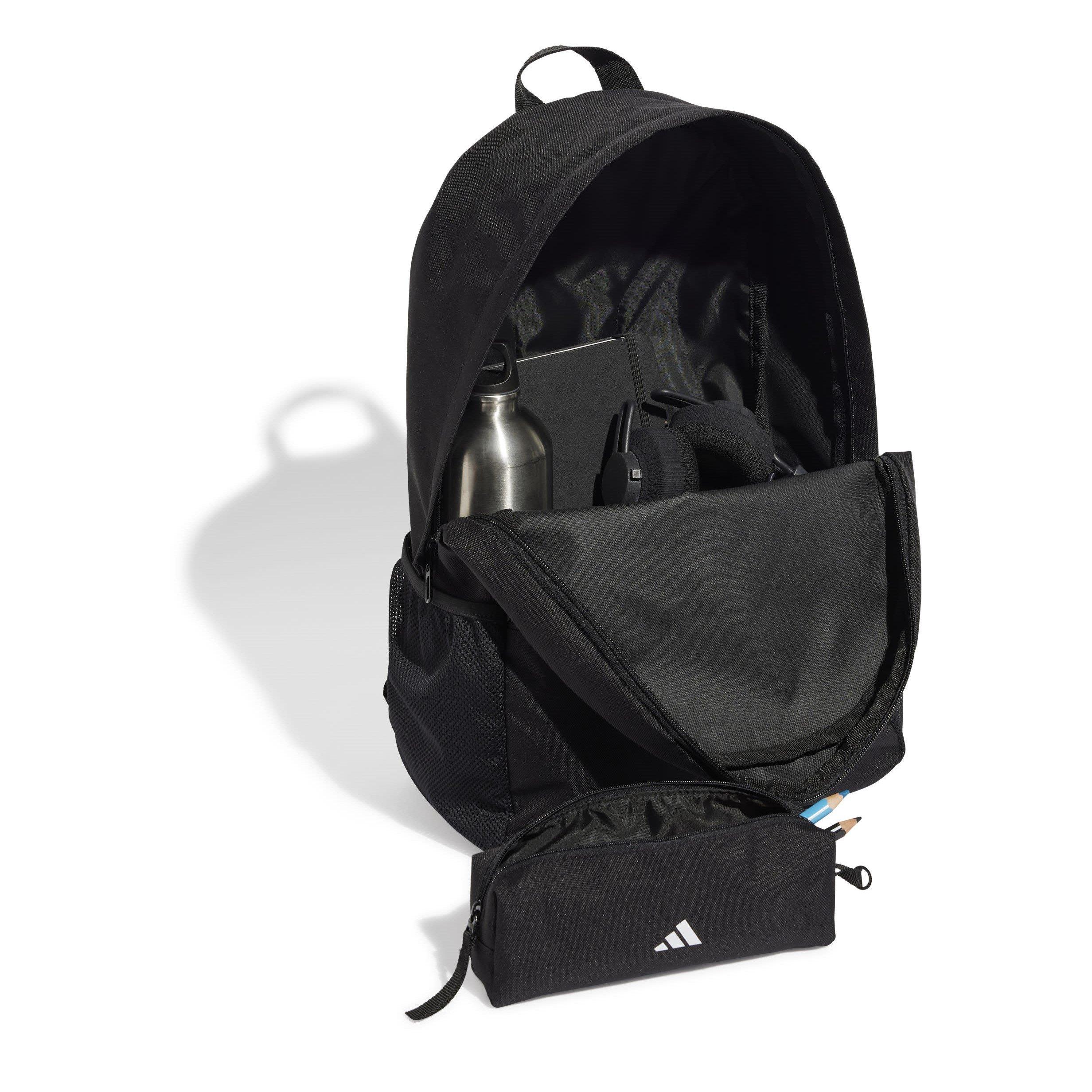 Black/White - adidas - Classic Backpack with Pencil Case - 4