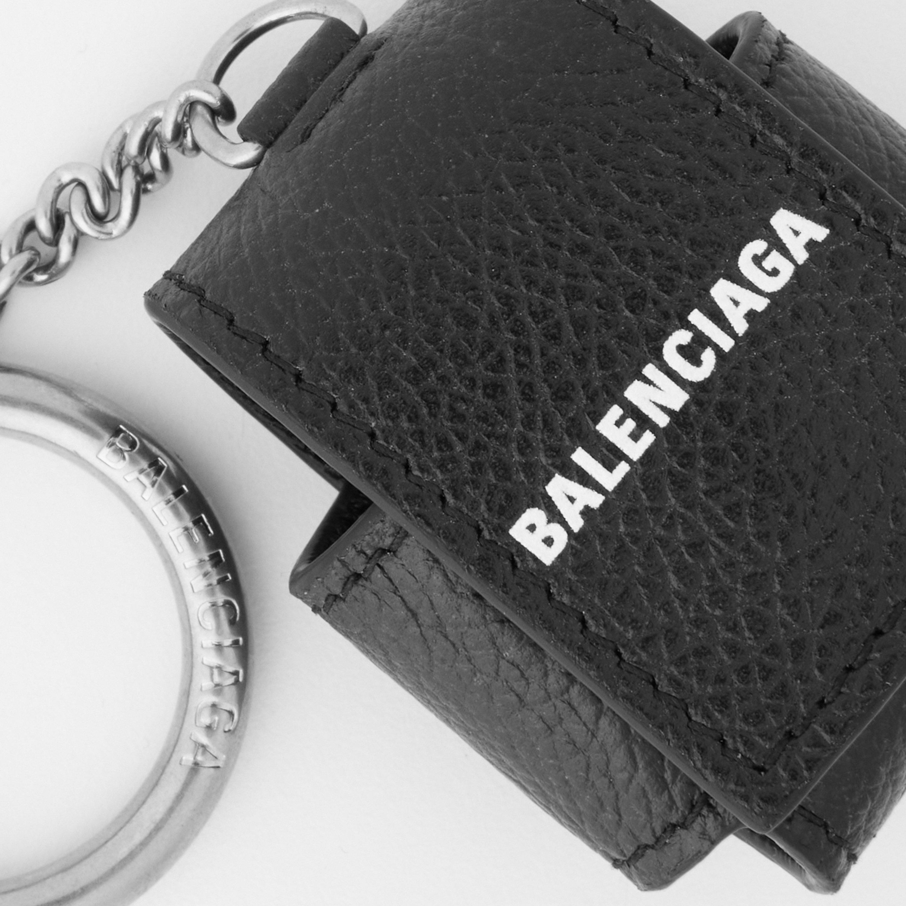 Black/L White - Balenciaga - Men's Wallet On Chain - 3