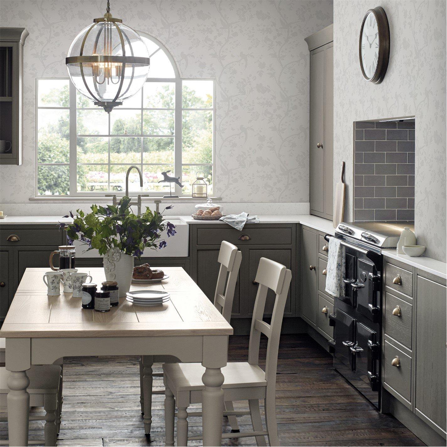 White - Laura Ashley - Oriental Garden Pearlescent Wallpaper - 3