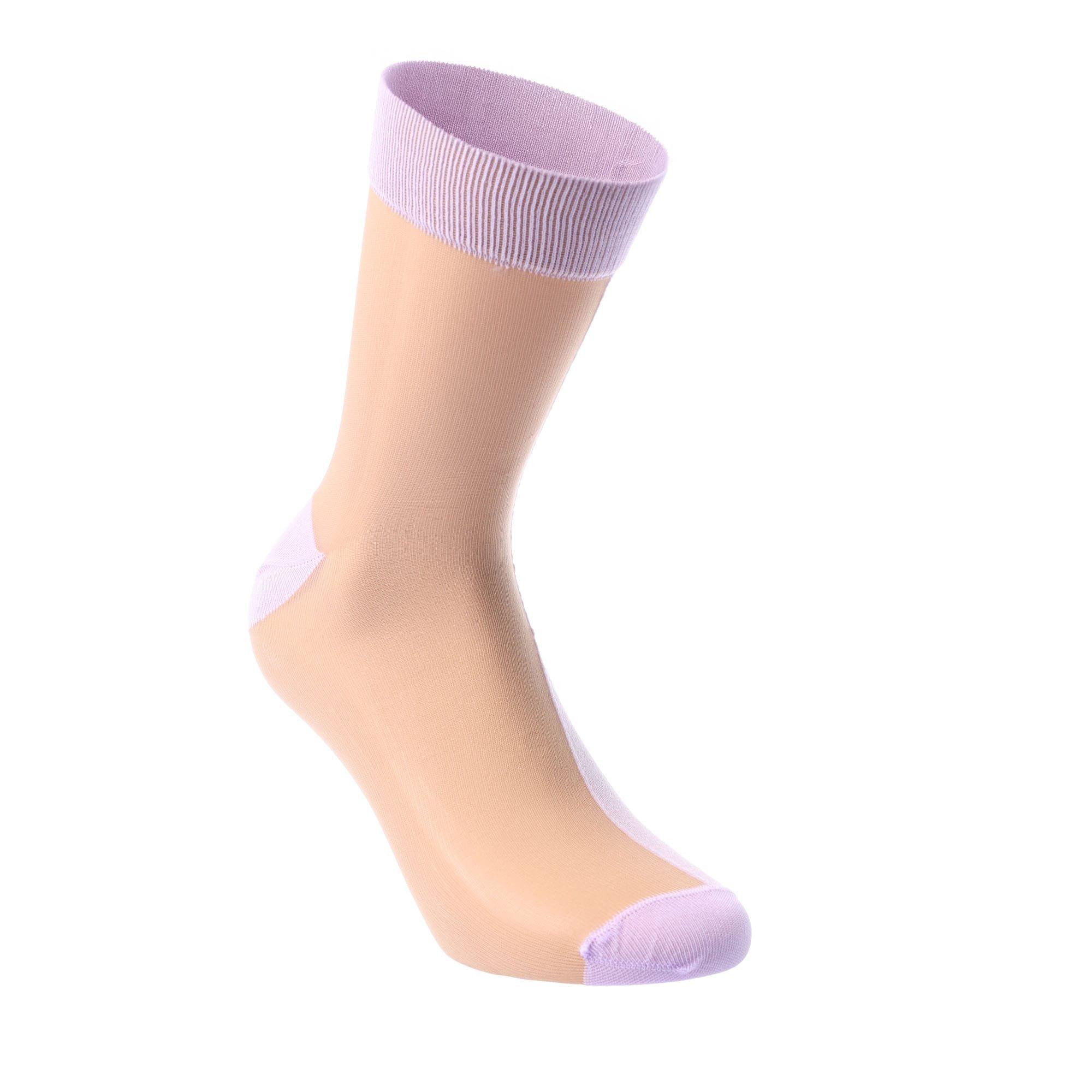Purple - Happy Socks - Filippa Ankle Socks - 1