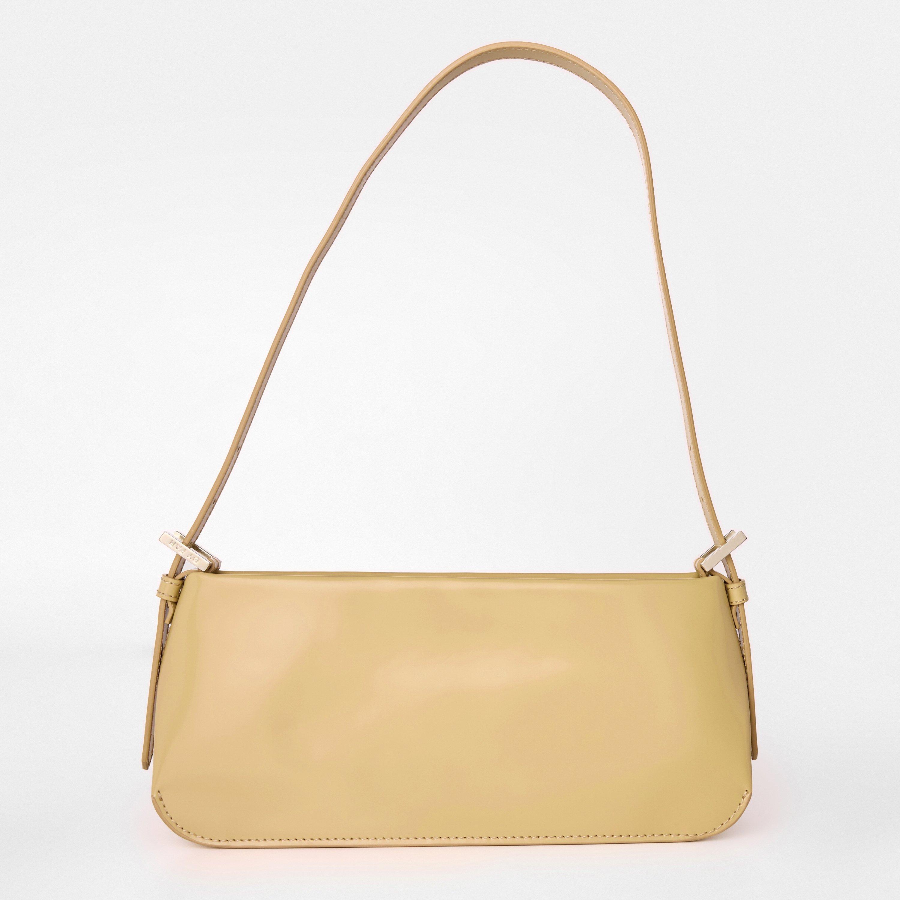 Neutrals - By Far - Women's Leather Shoulder Bags - 1