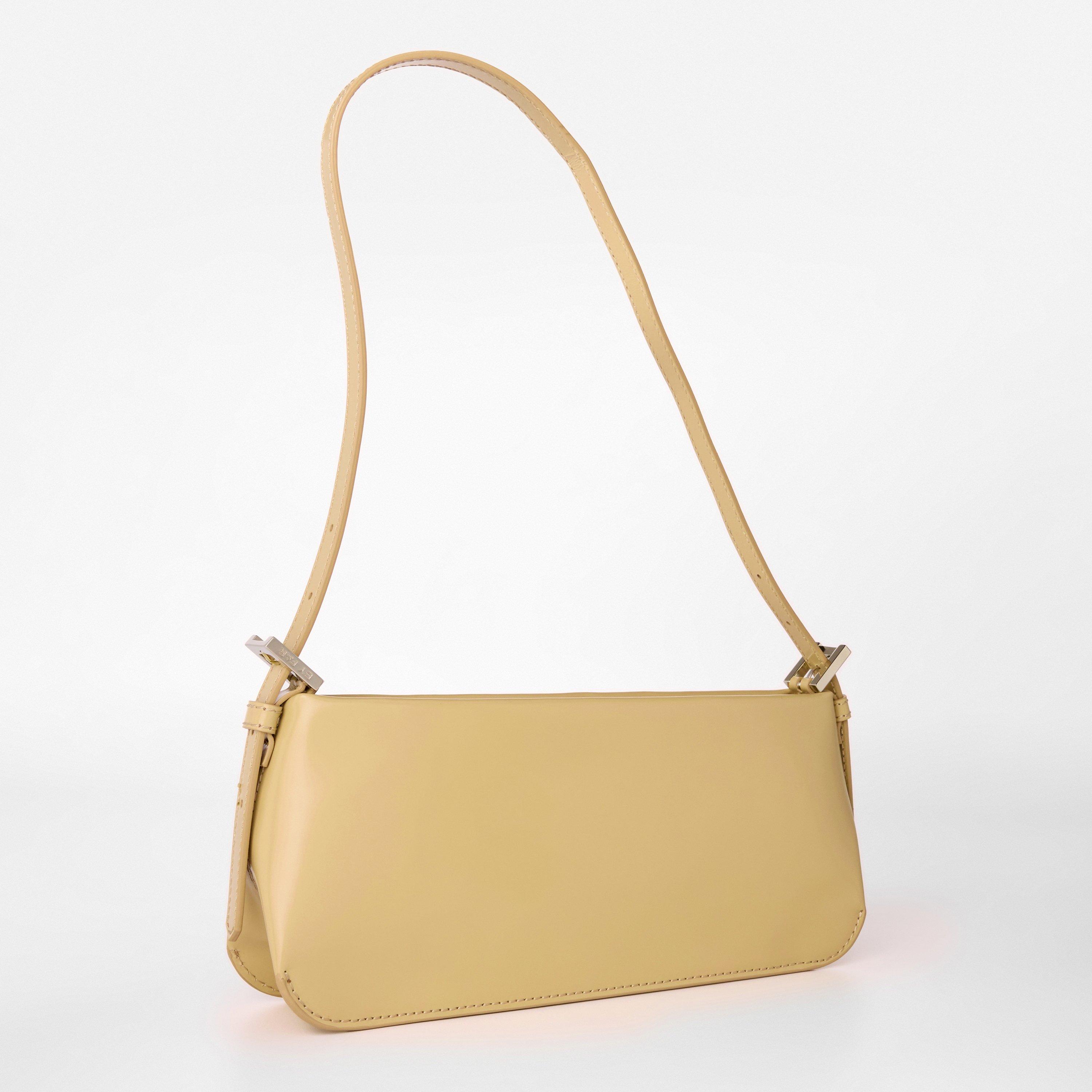 Neutrals - By Far - Women's Leather Shoulder Bags - 2