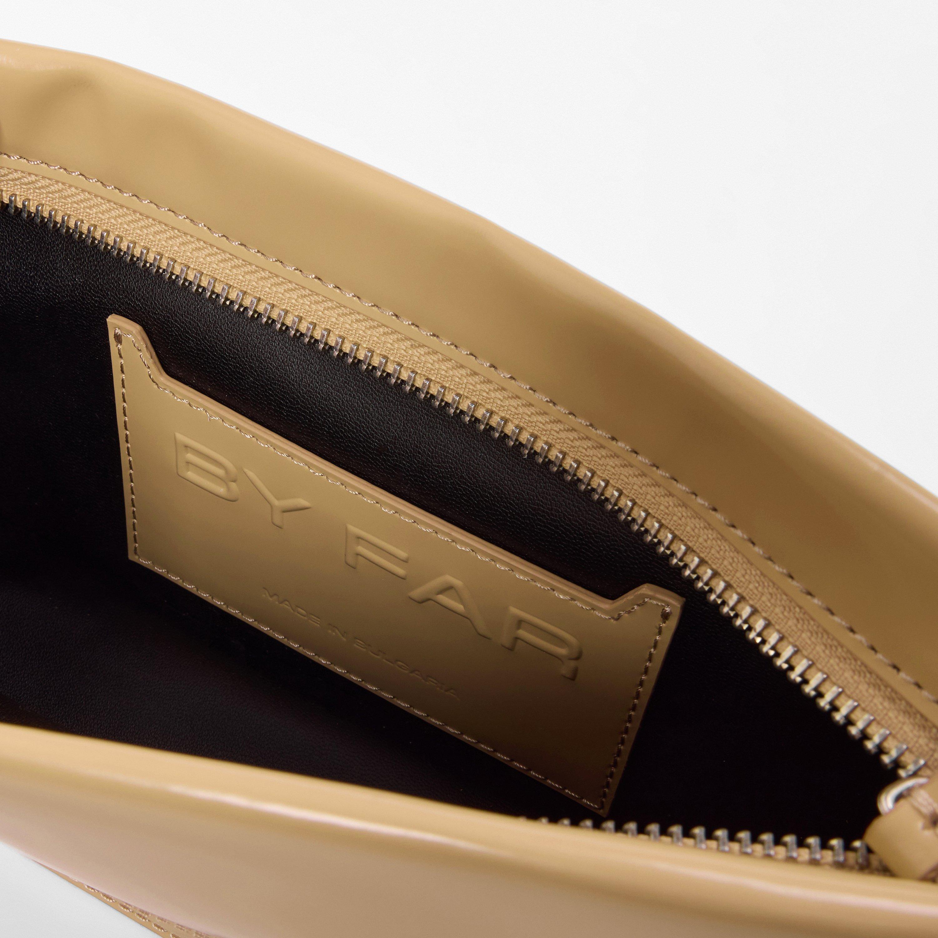 Neutrals - By Far - Women's Leather Shoulder Bags - 5