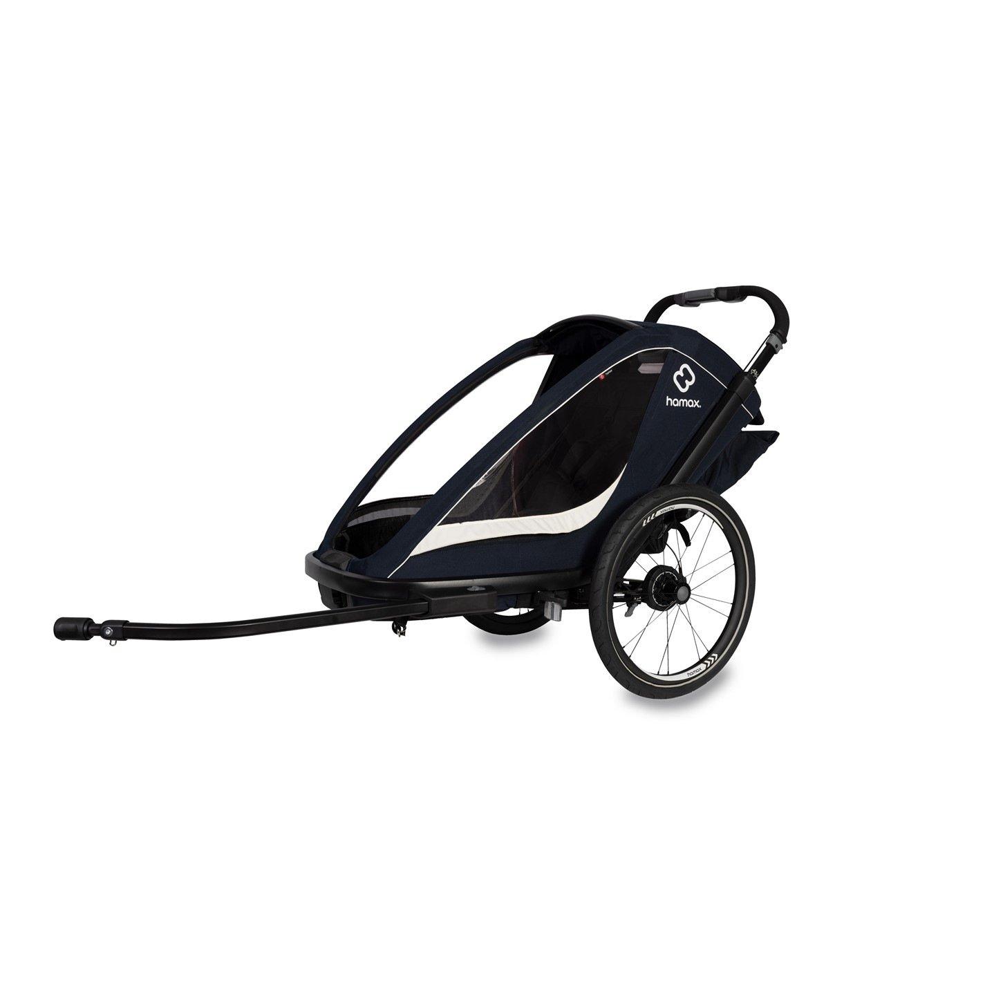 Navy/Cream - Hamax - Breeze Child Bike Trailer - 1