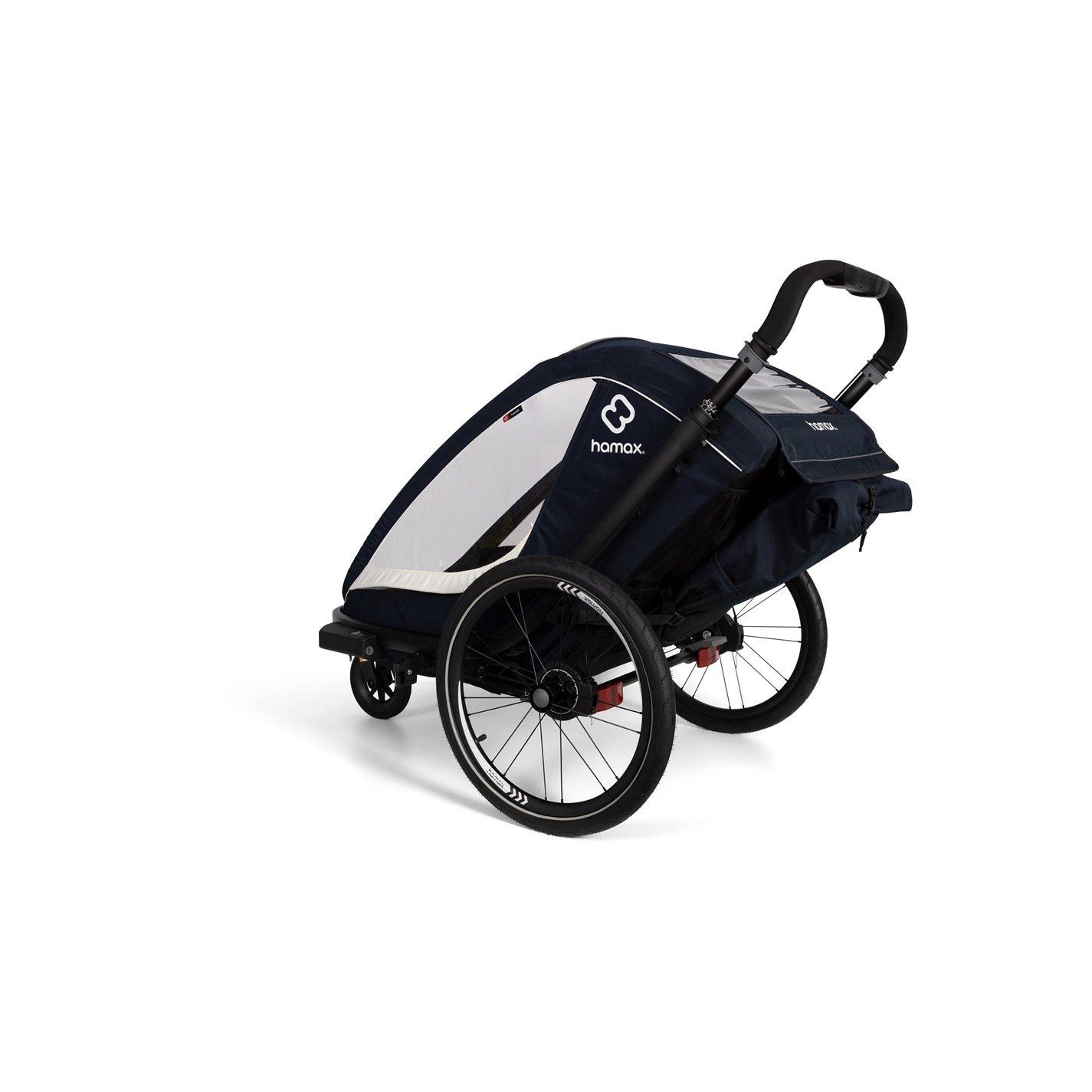 Navy/Cream - Hamax - Breeze Child Bike Trailer - 4