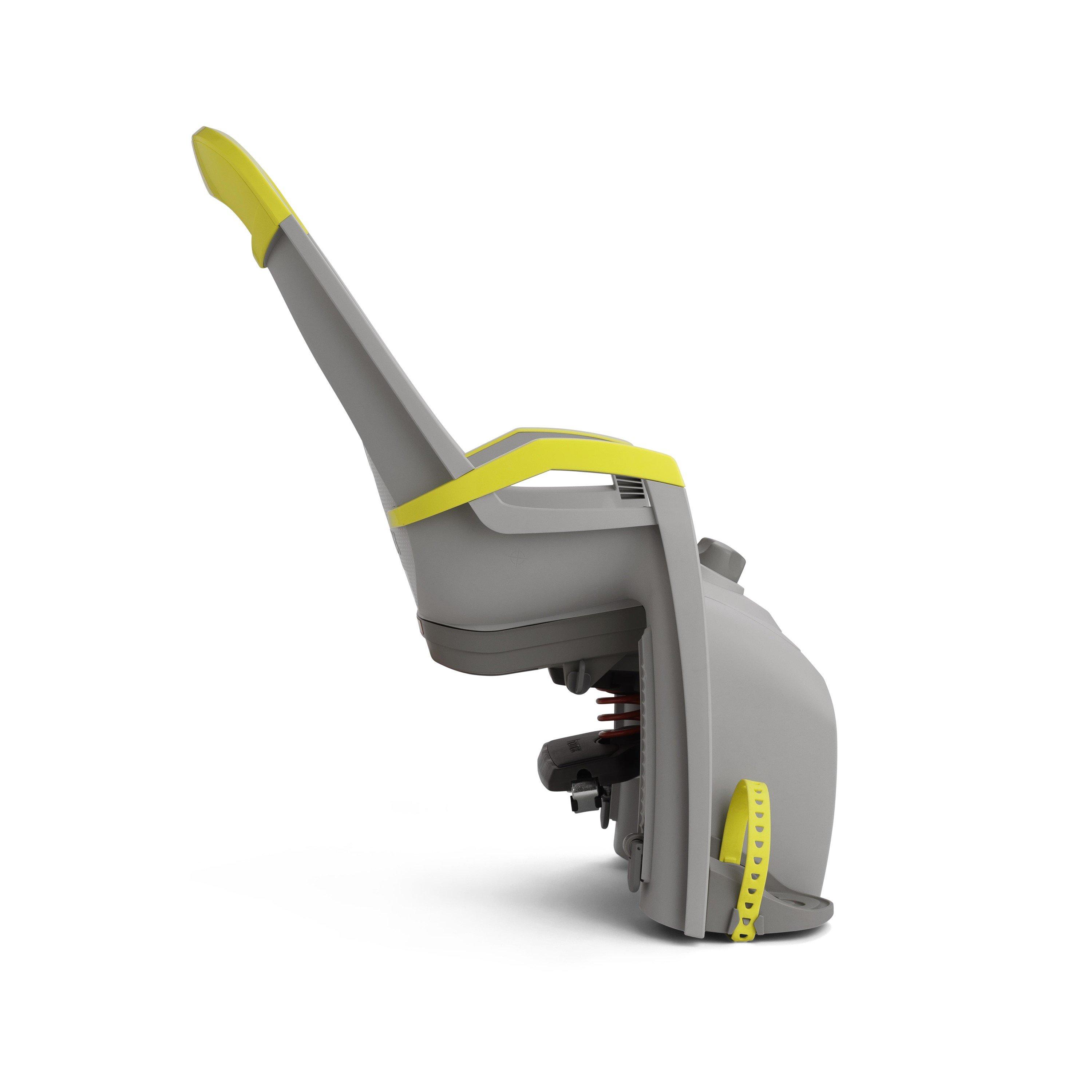 Light Grey/Lime - Hamax - Amaze Child Bike Seat With Carrier Adapter - 2