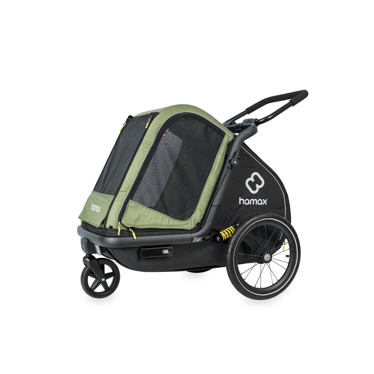 Green - Hamax - Pluto Dog Trailer Medium - 3