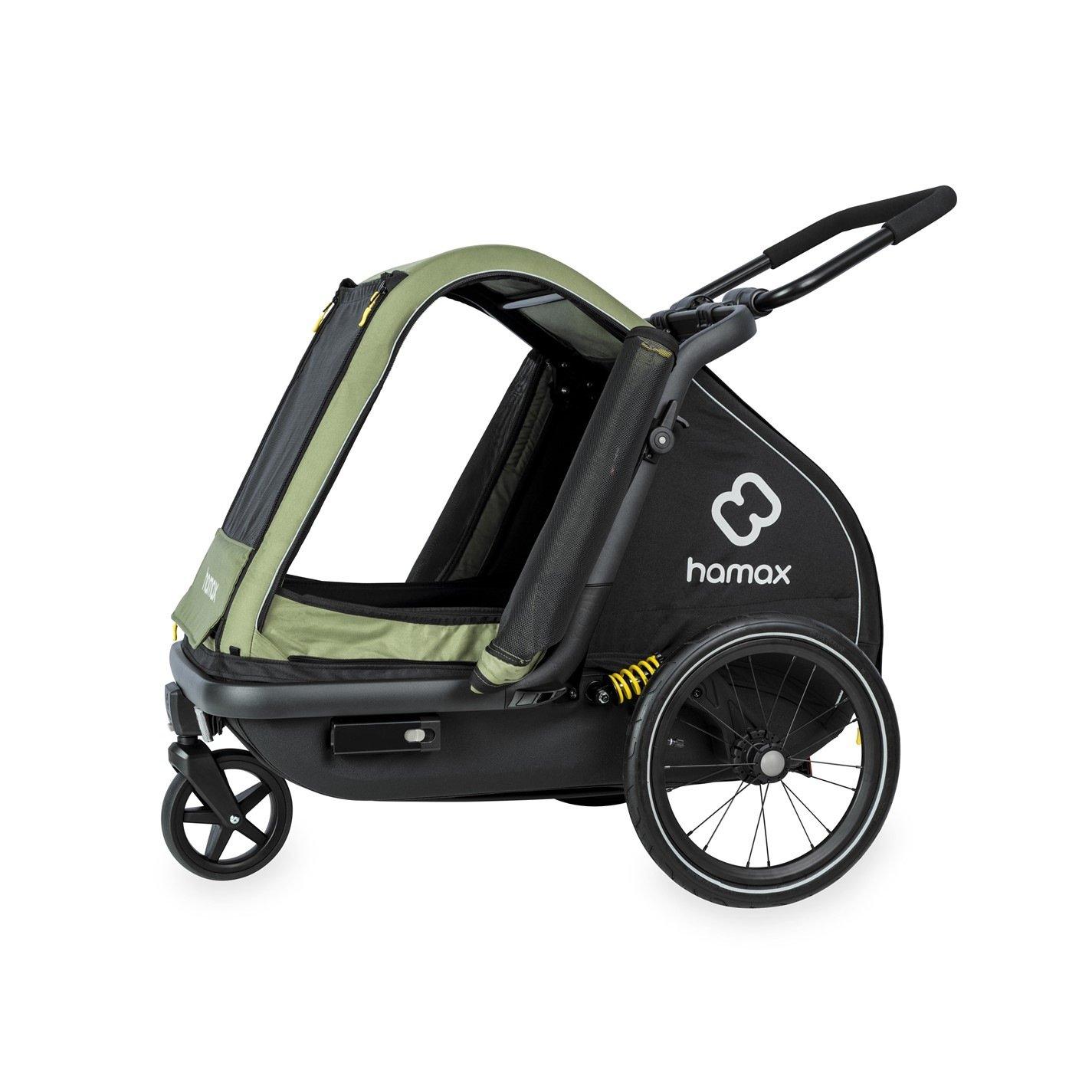 Green - Hamax - Pluto Dog Trailer Medium - 4
