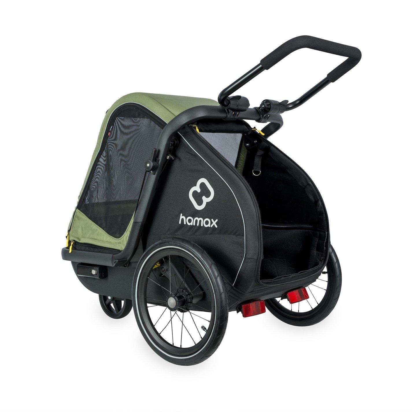 Green - Hamax - Pluto Dog Trailer Medium - 6
