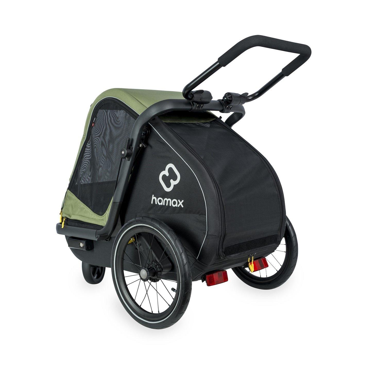 Green - Hamax - Pluto Dog Trailer Medium - 7
