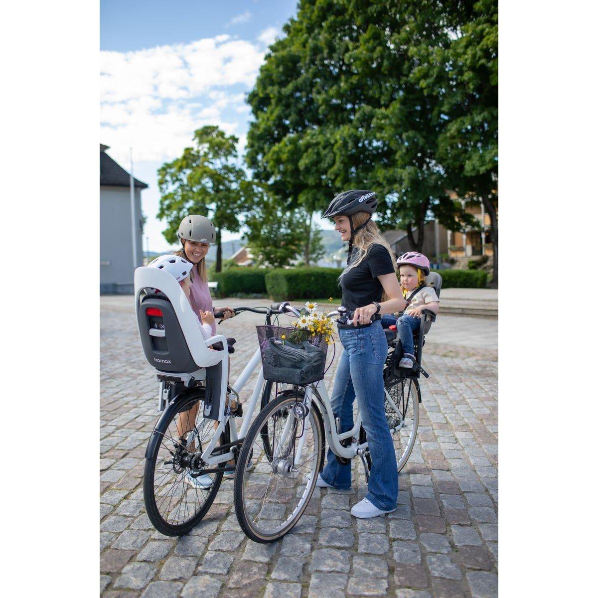 Black/Grey - Hamax - Siesta Child Bike Seat With Lockable Bracket - 3