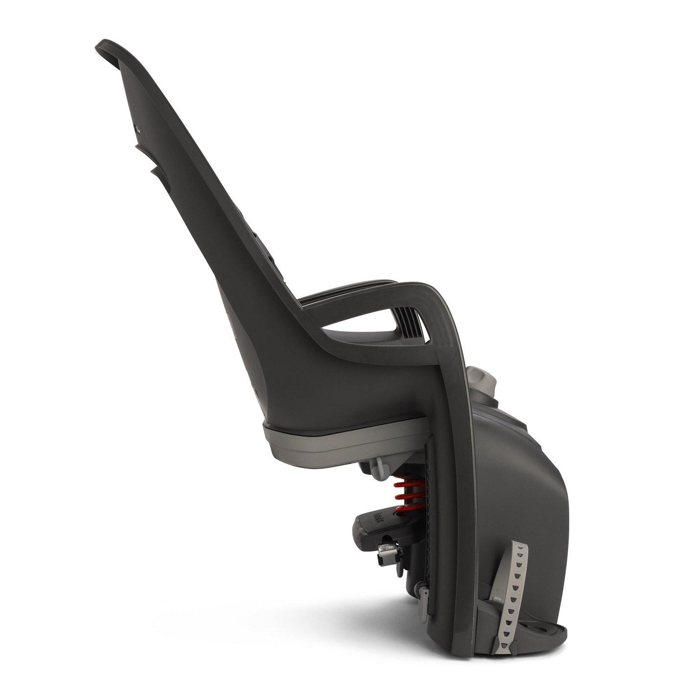 Grey/Black - Hamax - Zenith Relax Child Bike Seat With Carrier Adapter - 2