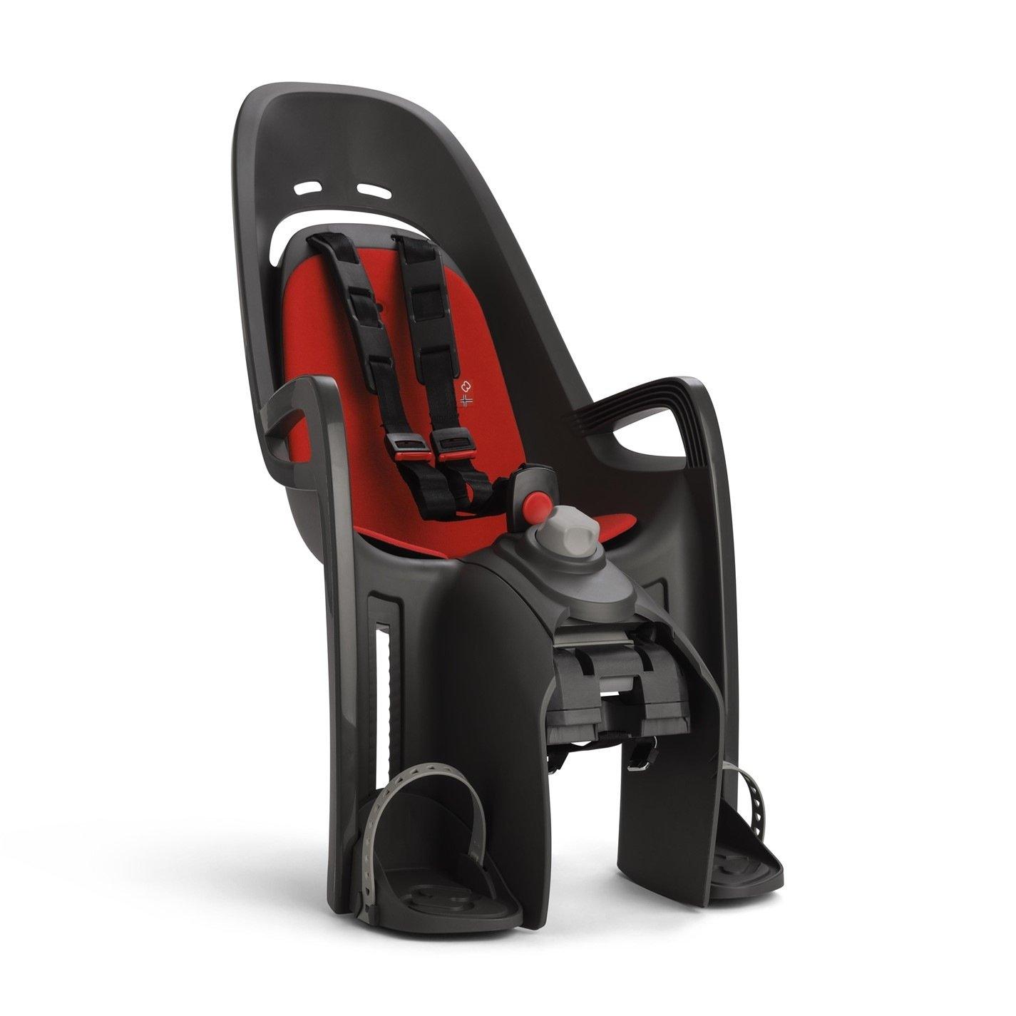 Hamax  Zenith Relax Child Bike Seat With Carrier Adapter - Grey/Red