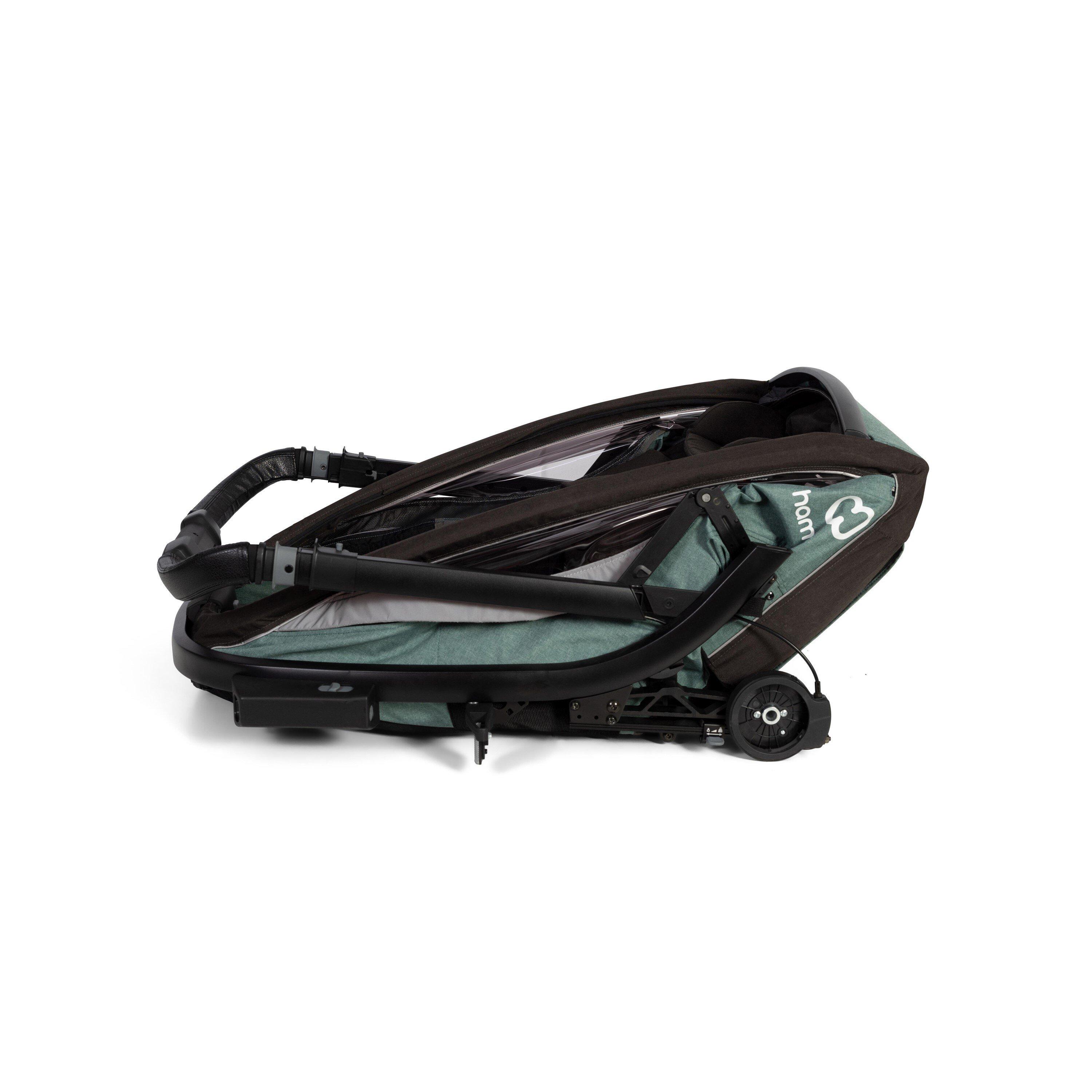 Green/Black - Hamax - Cocoon Child Bike Trailer - 6