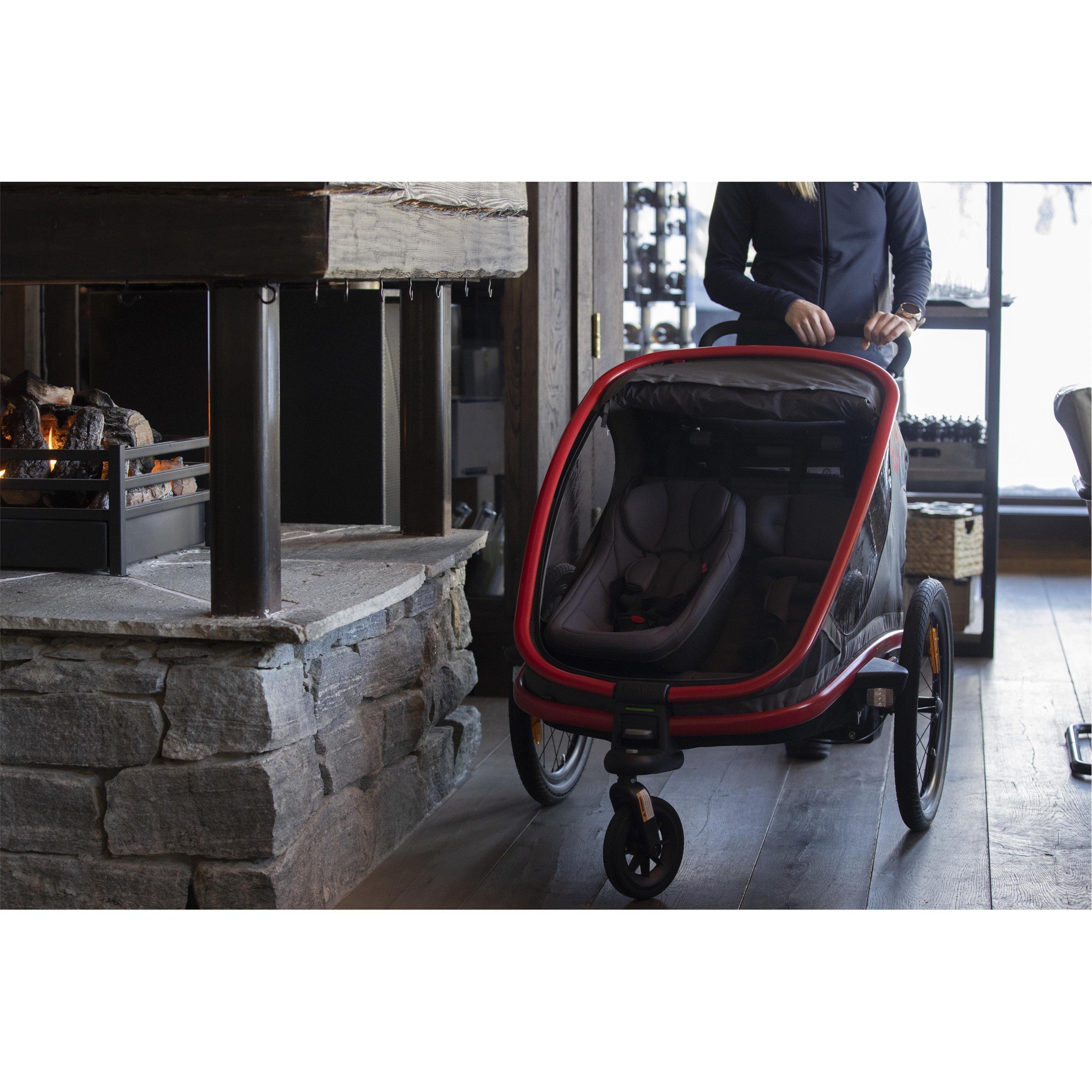 Black - Hamax - Baby Insert (Fits All Trailers) - 4