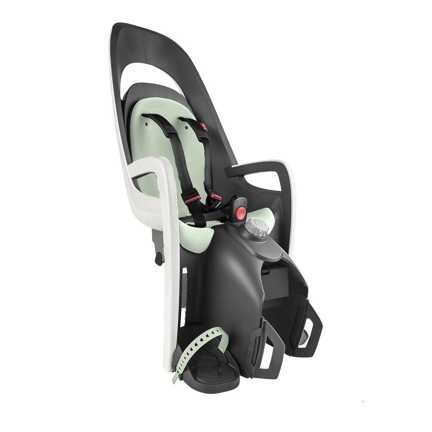 Hamax  Caress Child Bike Seat Pannier Rack Adapter - White/Mint