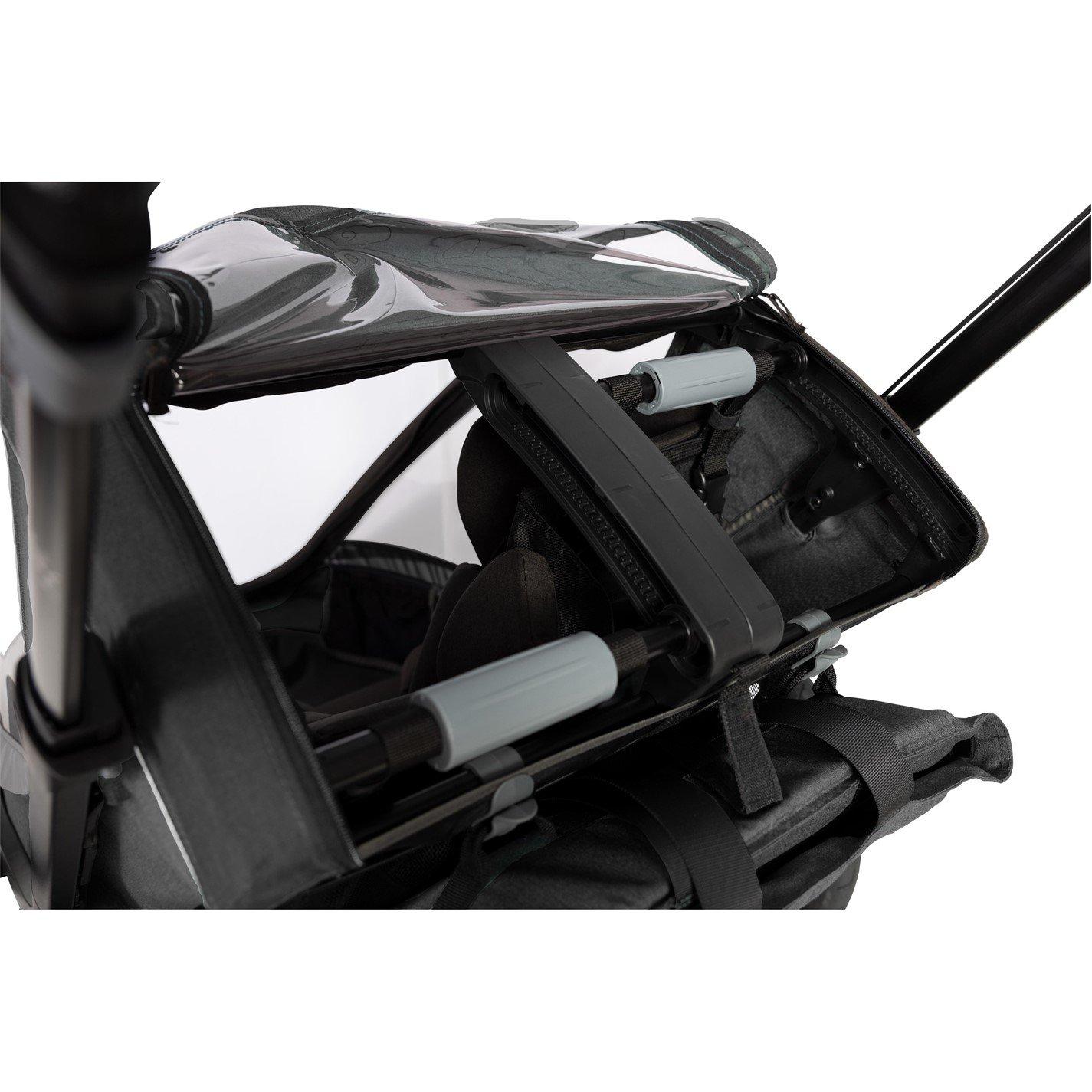 Grey/Black - Hamax - Cocoon Twin Child Bike Trailer - 7