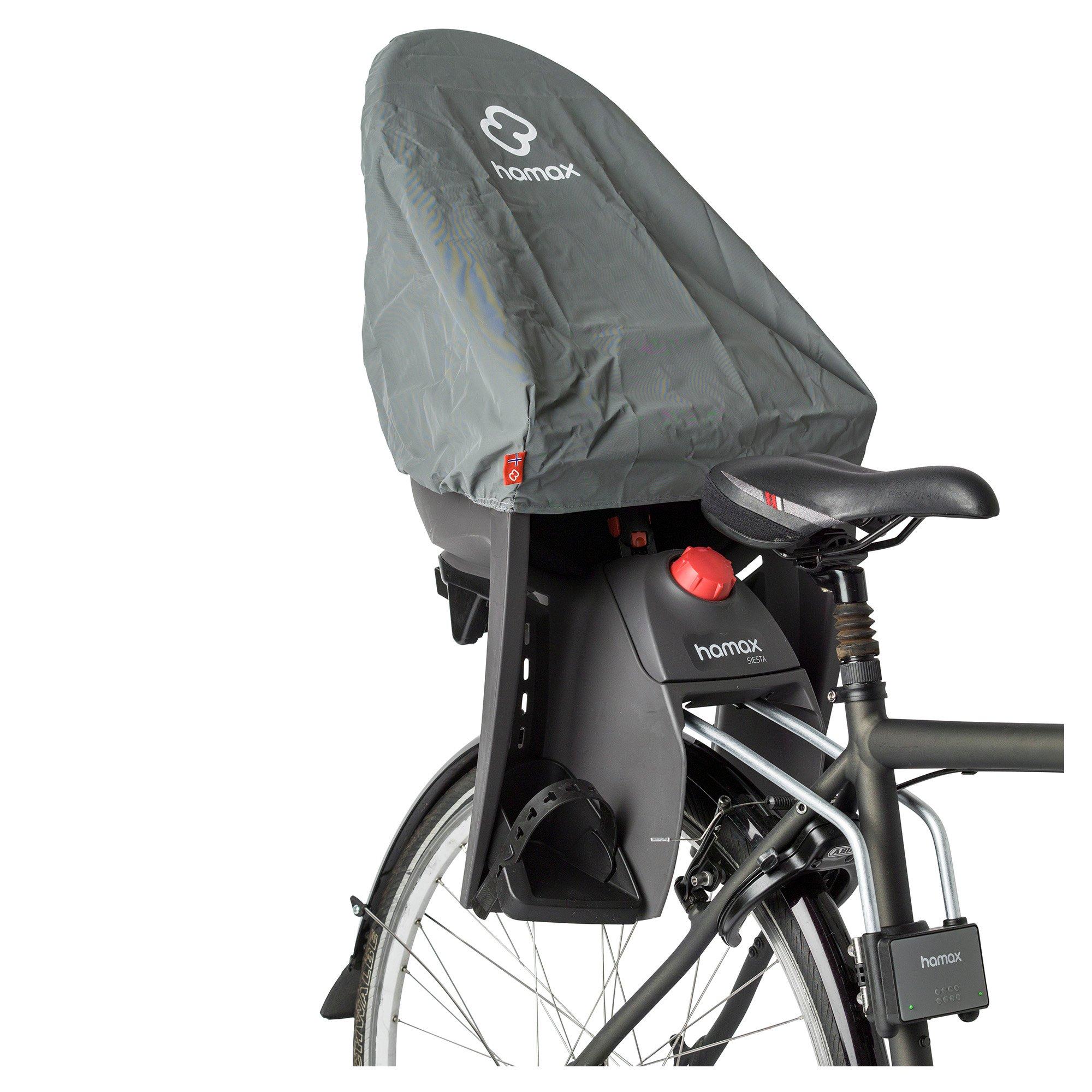 Grey - Hamax - Child Bike Seat Rain Cover - 2