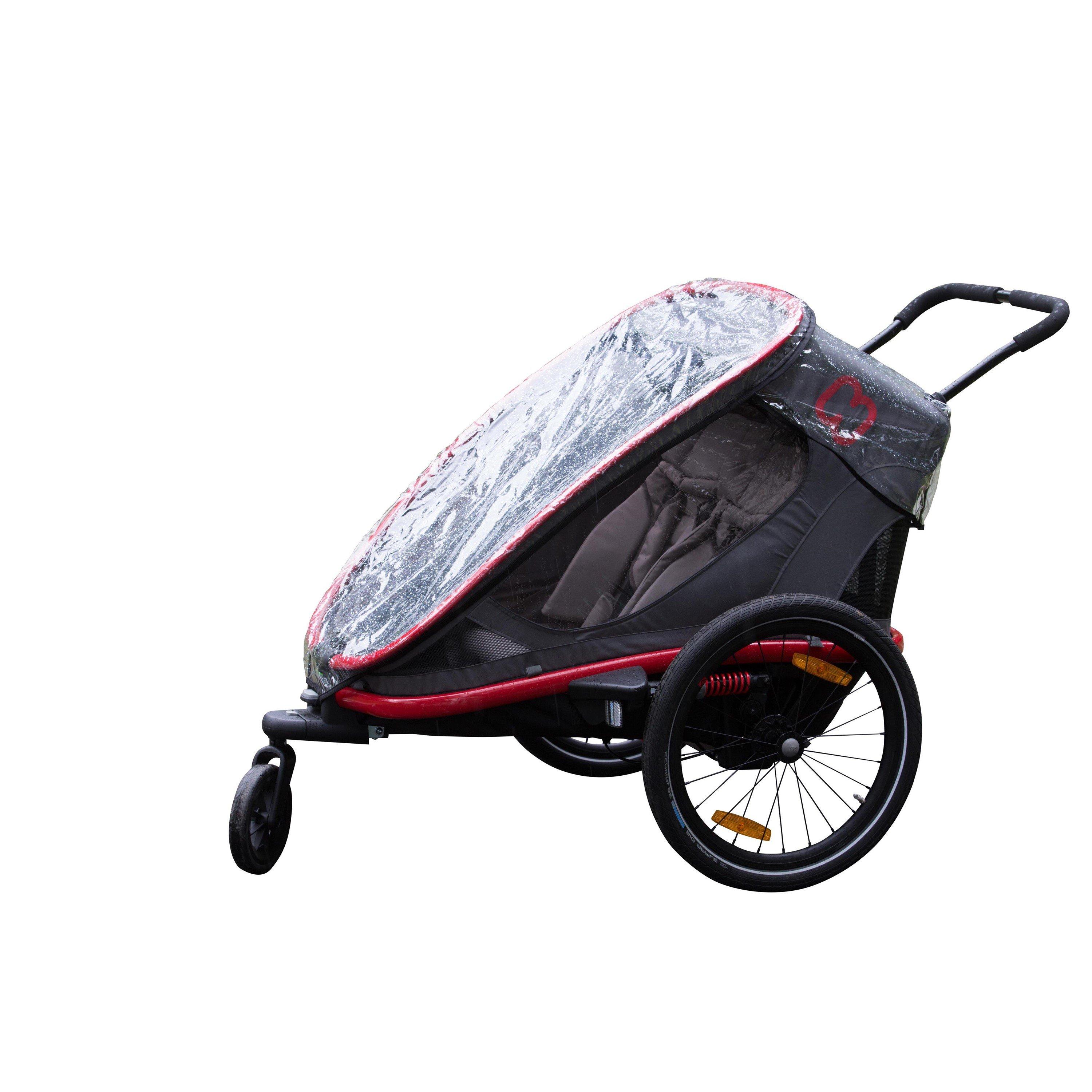Clear - Hamax - Outback Twin Rain Cover - 1