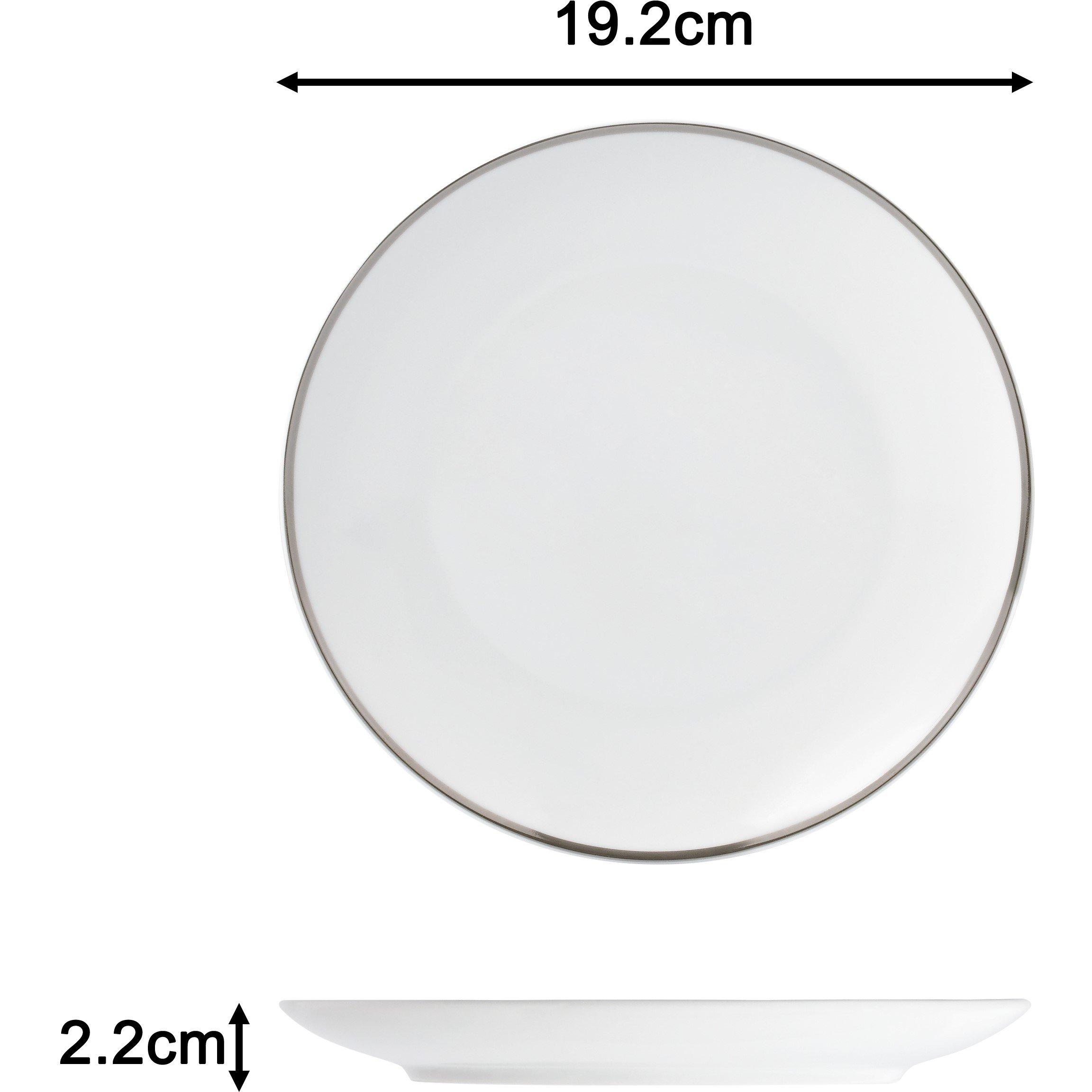 White - Waterside - 30PC Platinum Dinner Set - 5
