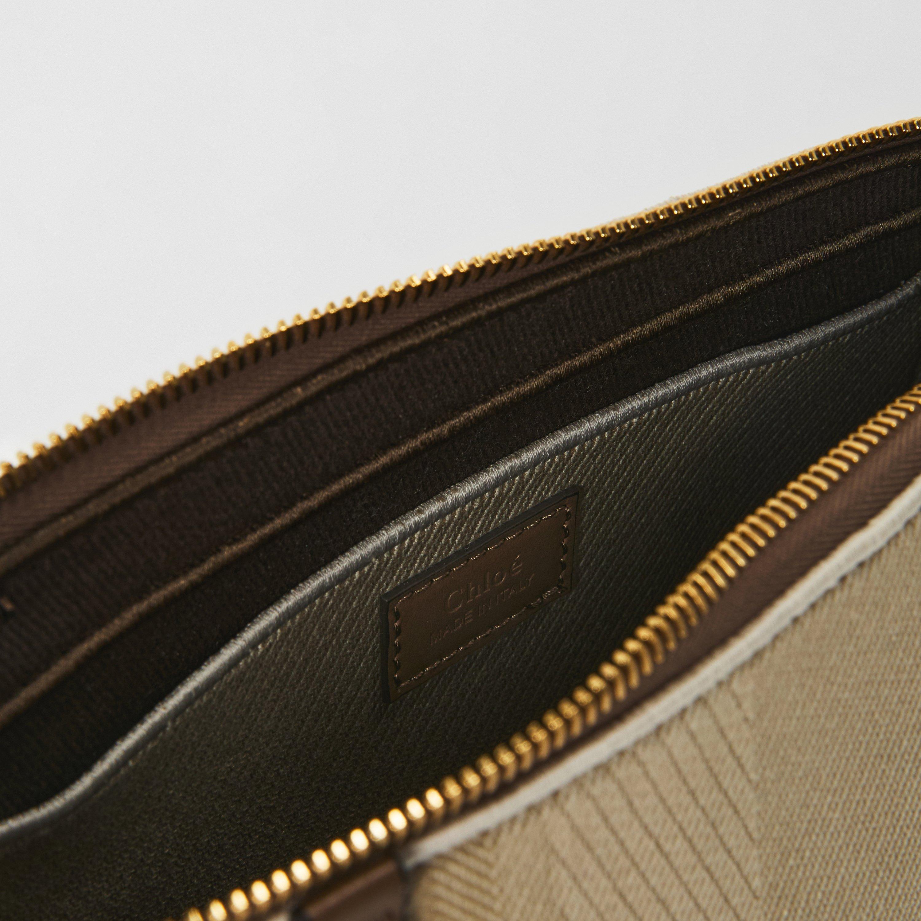 Vegetal Beige - Chloe - Women's Shoulder Bag - 5