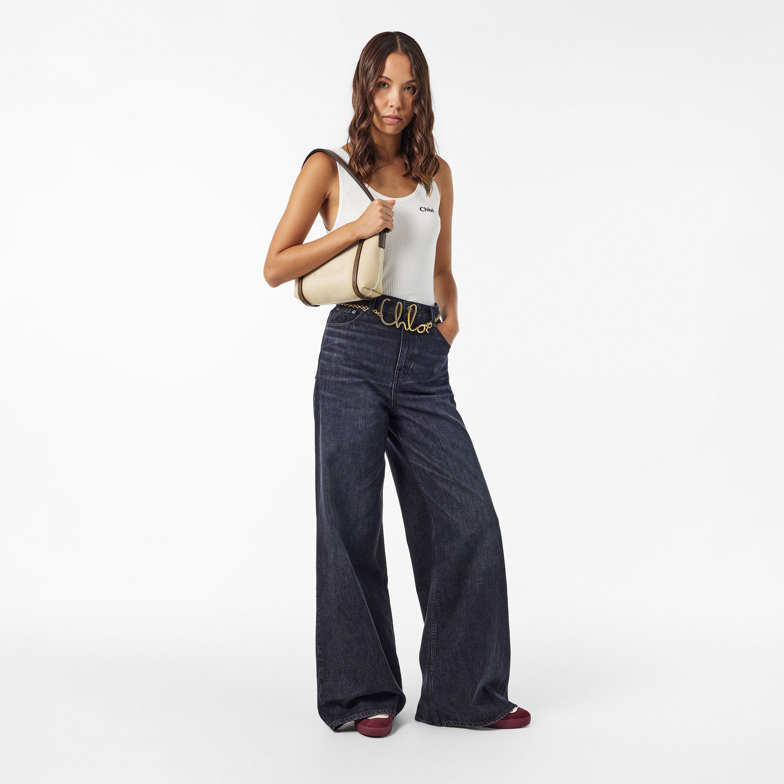 Vegetal Beige - Chloe - Women's Shoulder Bag - 6