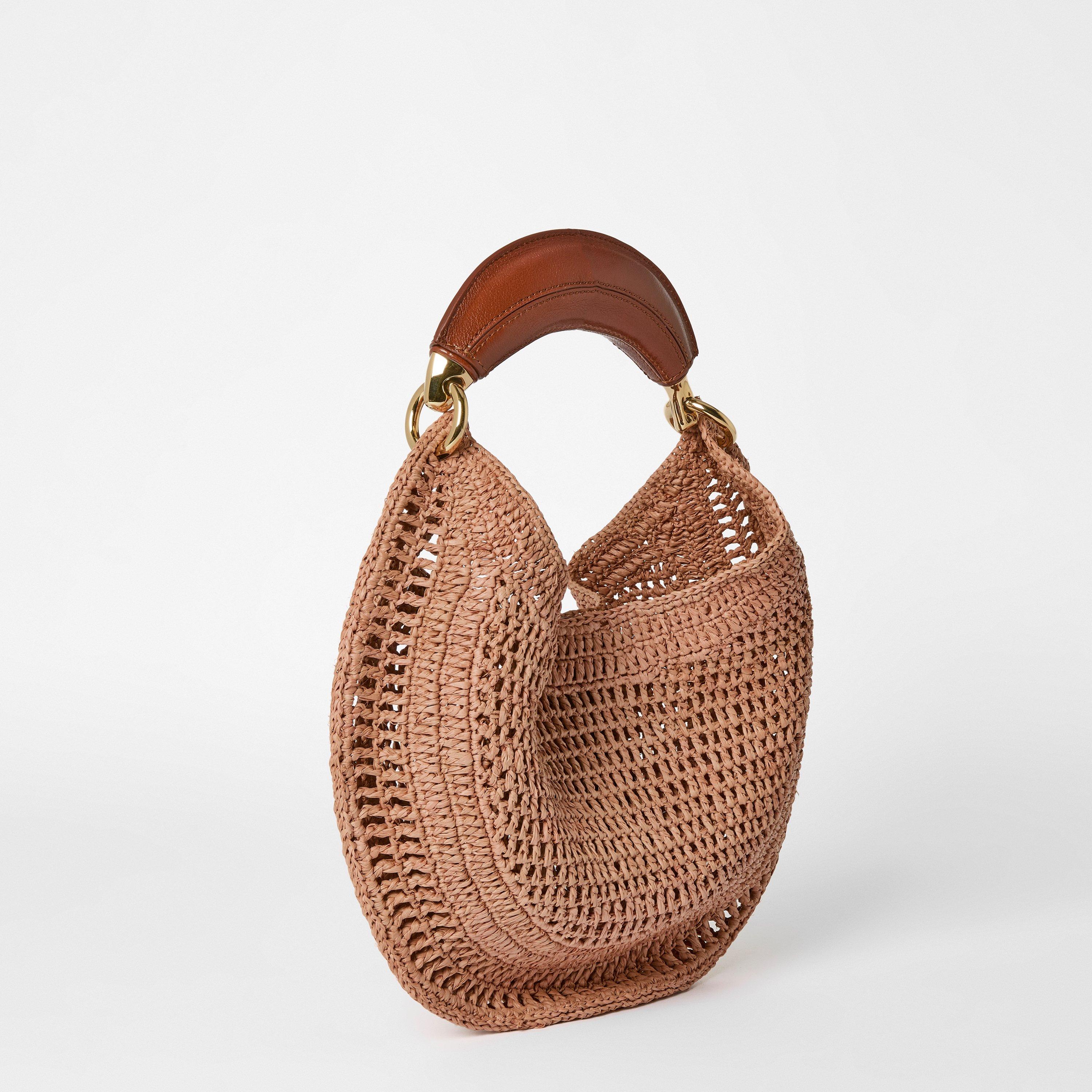 Summery Beige - Chloe - Women's Summer Banana Straw Bags - 2