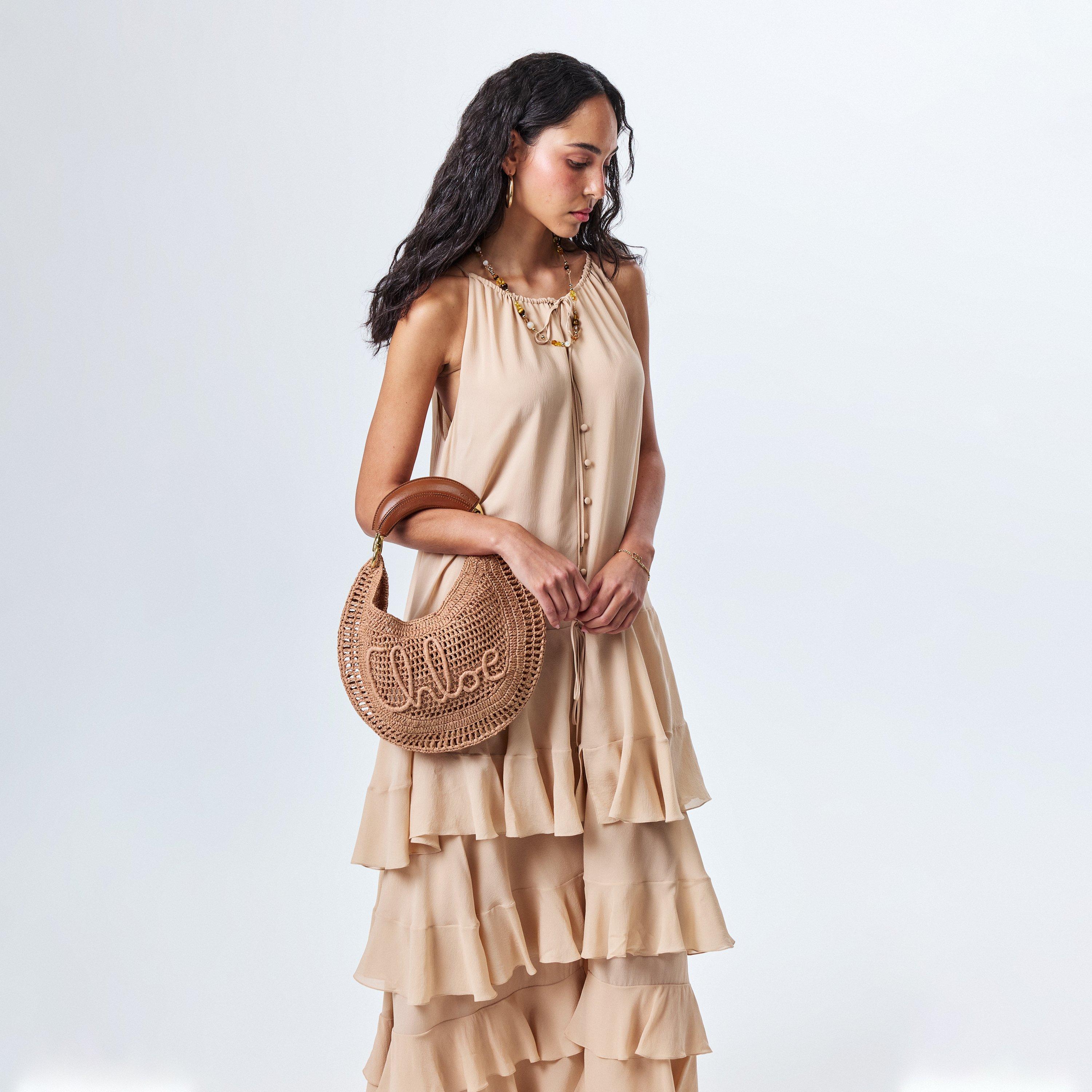 Summery Beige - Chloe - Women's Summer Banana Straw Bags - 3