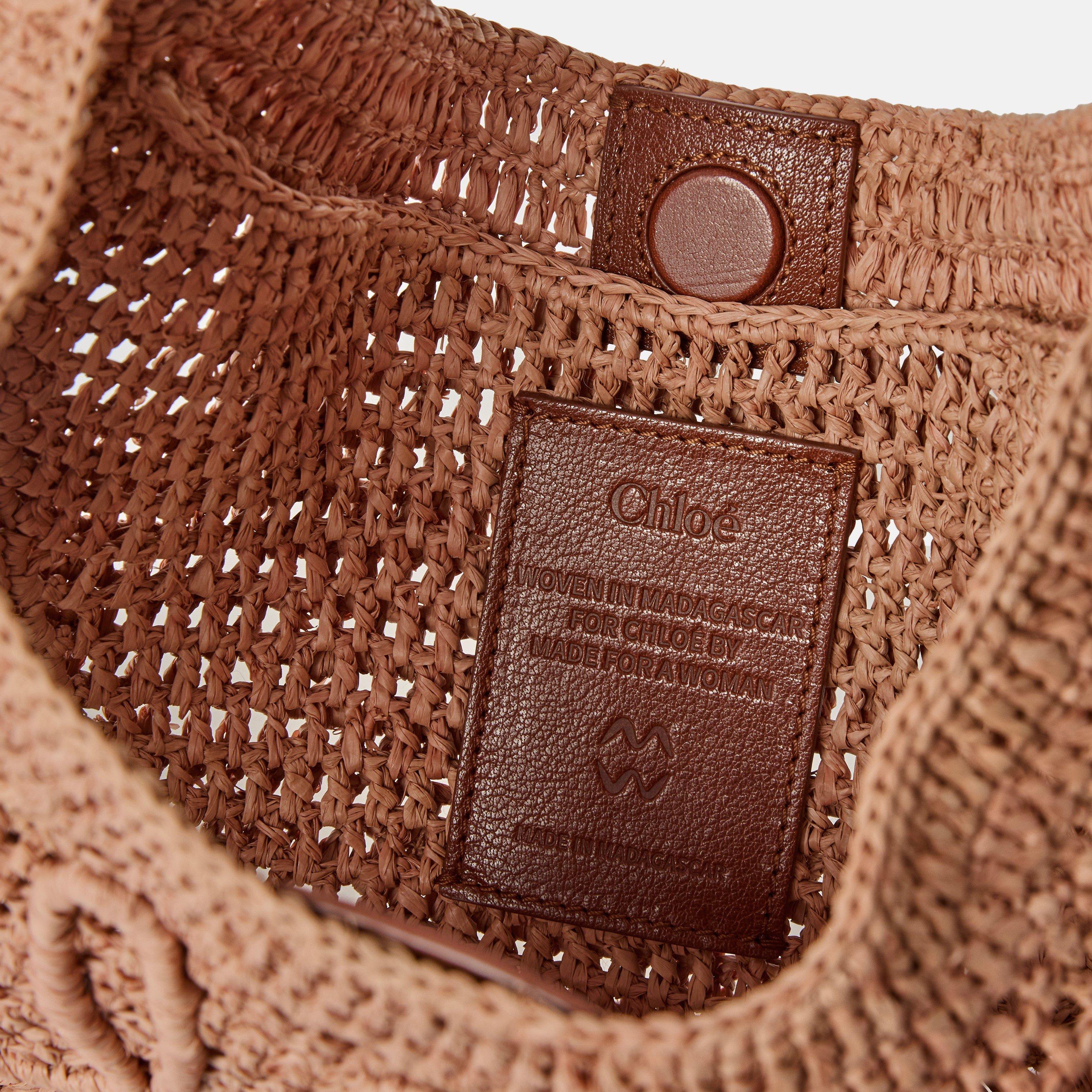 Summery Beige - Chloe - Women's Summer Banana Straw Bags - 5