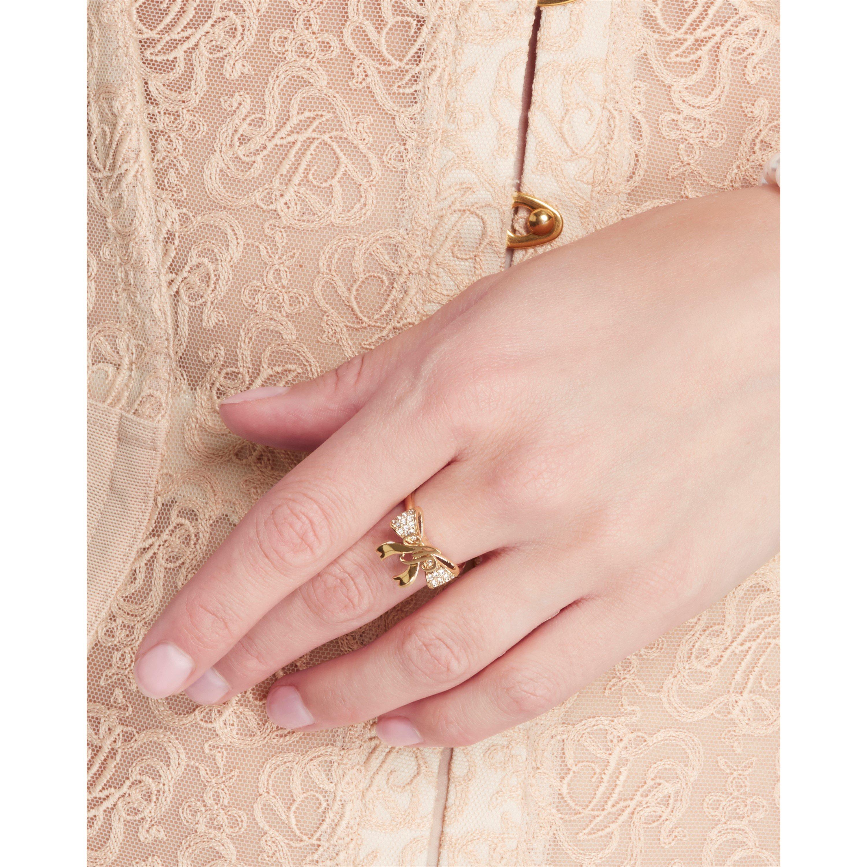 Gold - Agent Provocateur - Brietta Bow Ring - 3