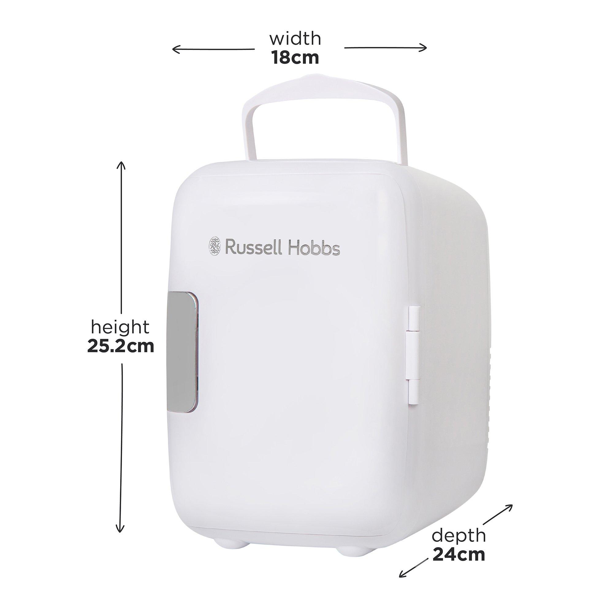 White - Russell Hobbs - RH4CLR1001 4L Mini Compact Cooler - 2