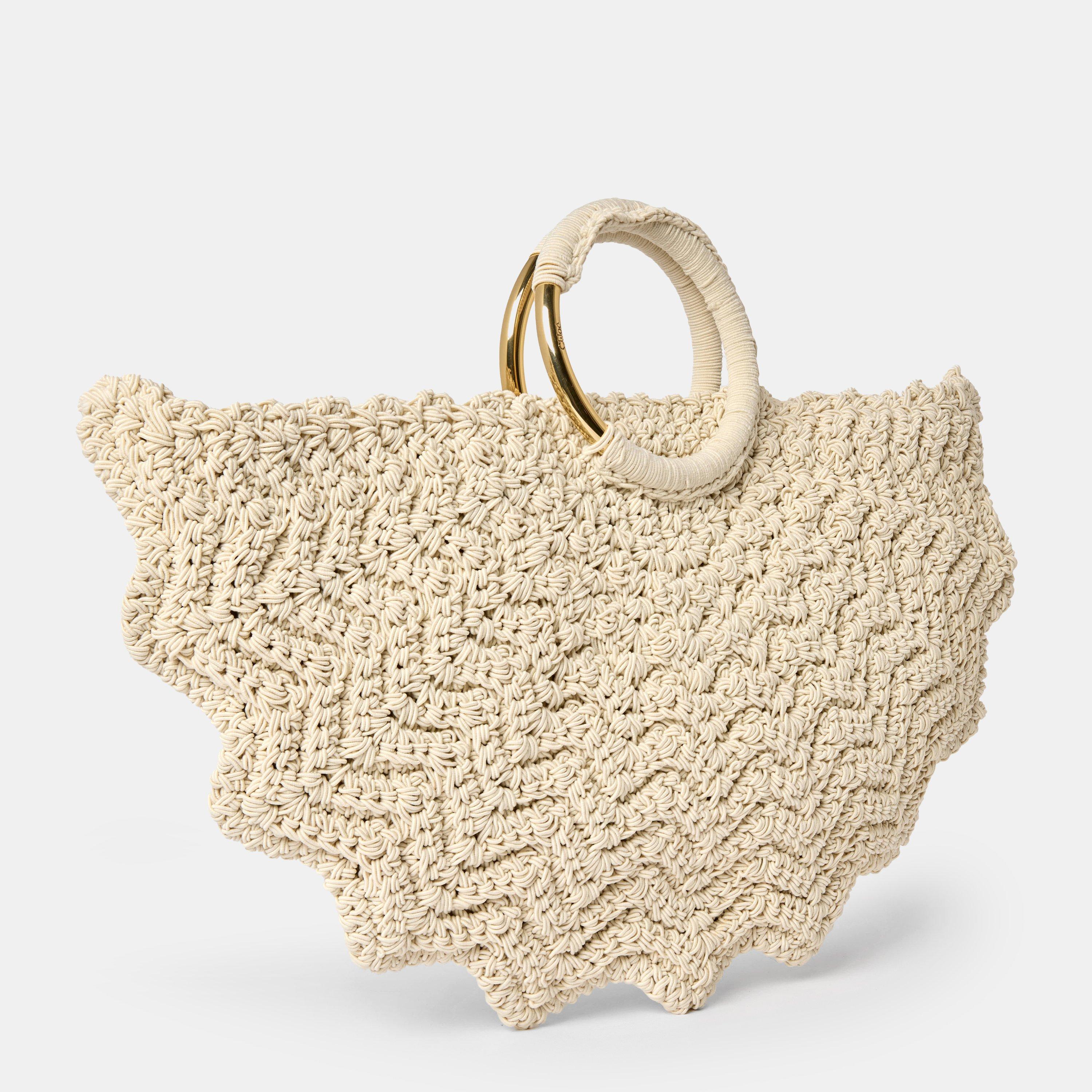 Deep Ivory - Chloe - Women's Paravent Straw Bags - 2